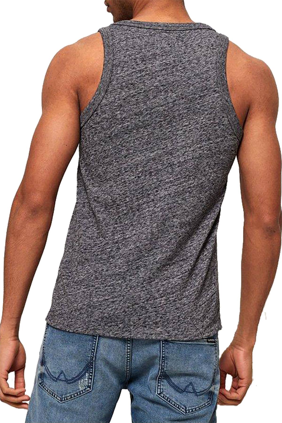 SuperDry Flint-Grey-Grit Premium Goods Duo Vest Tank