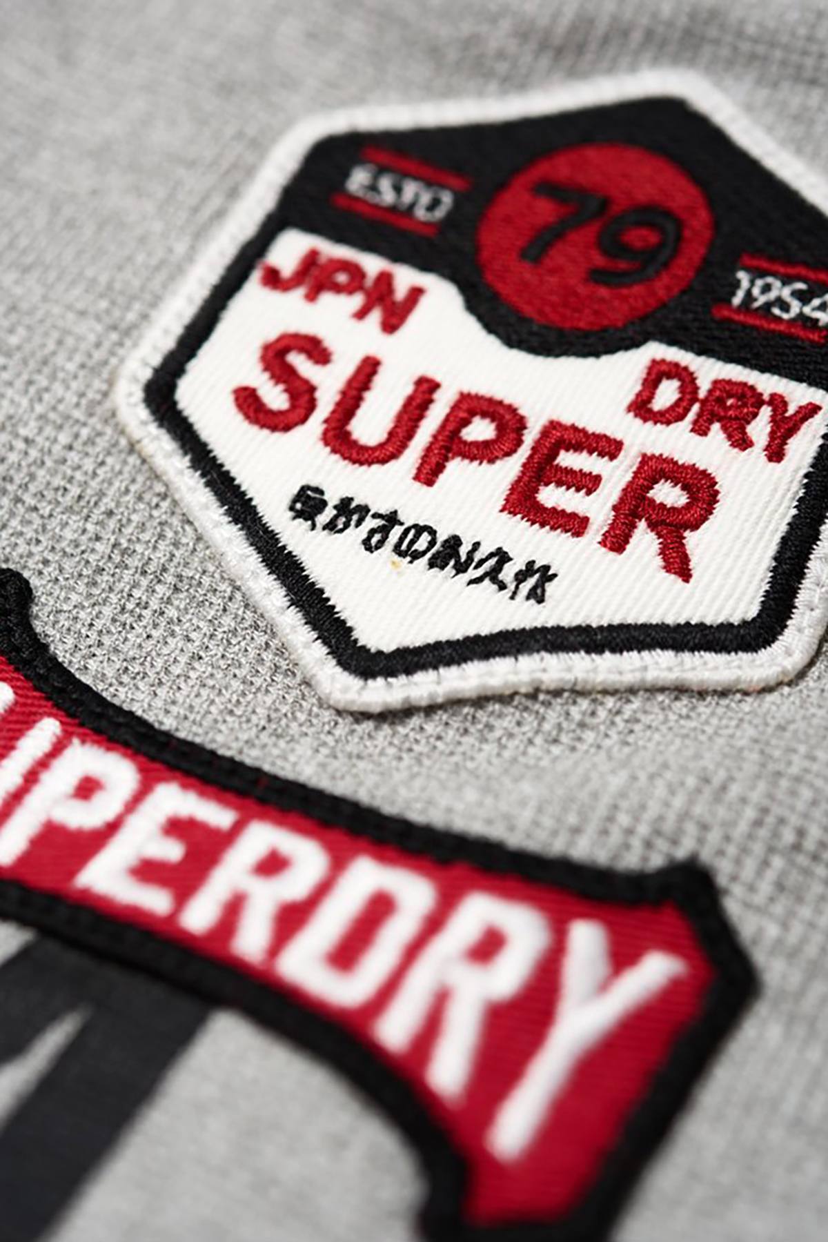 SuperDry Grey-Marl Authentic Supply T-Shirt