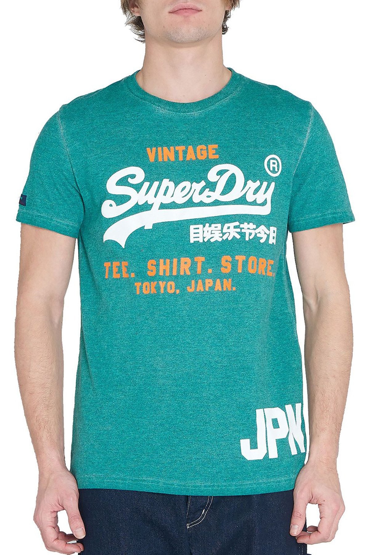 SuperDry Jade Shirt-Shop Duo Overdyed Logo Tee