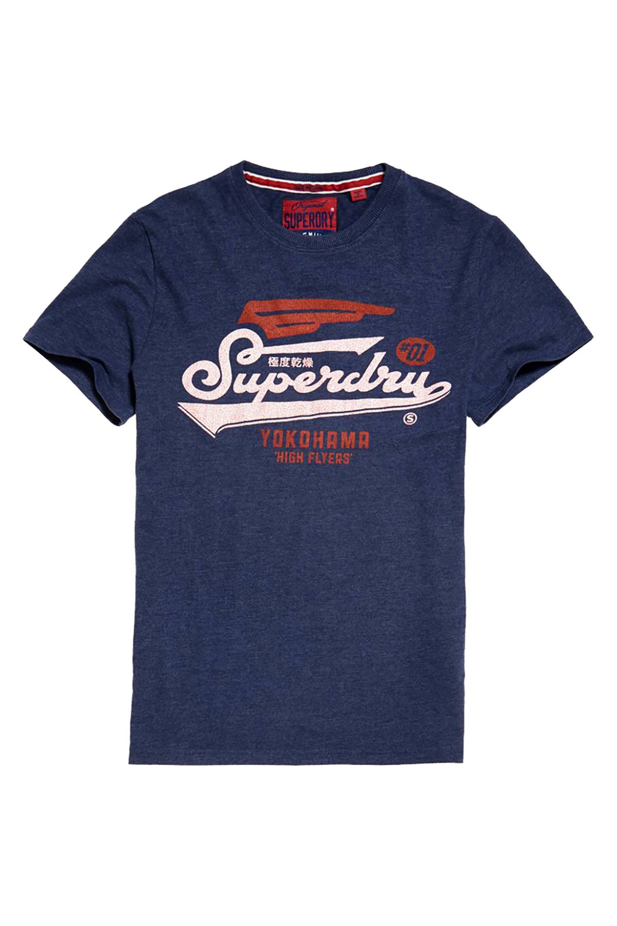 SuperDry Princedom-Blue Marl High Flyers Duo T-Shirt