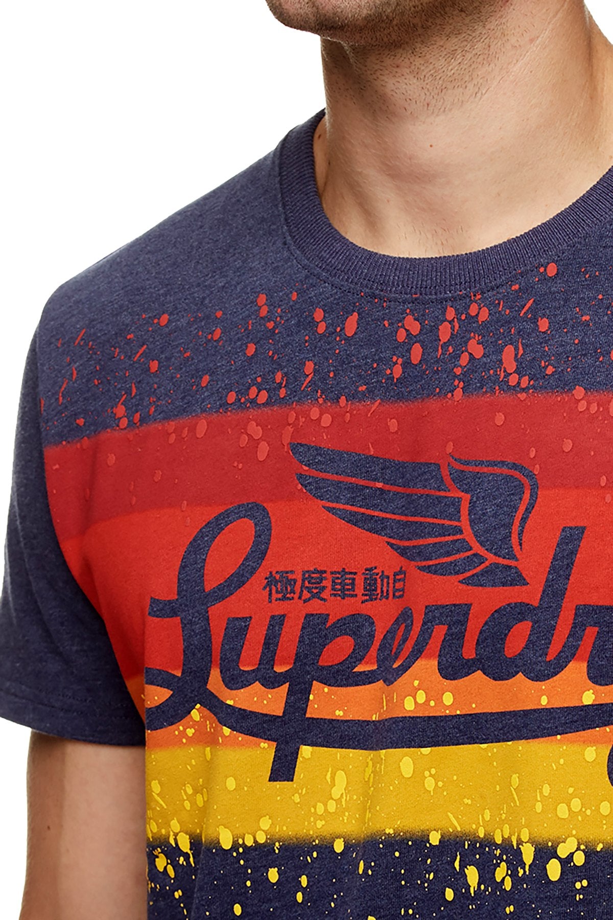 SuperDry Princedom-Blue Marl Icarus T-Shirt