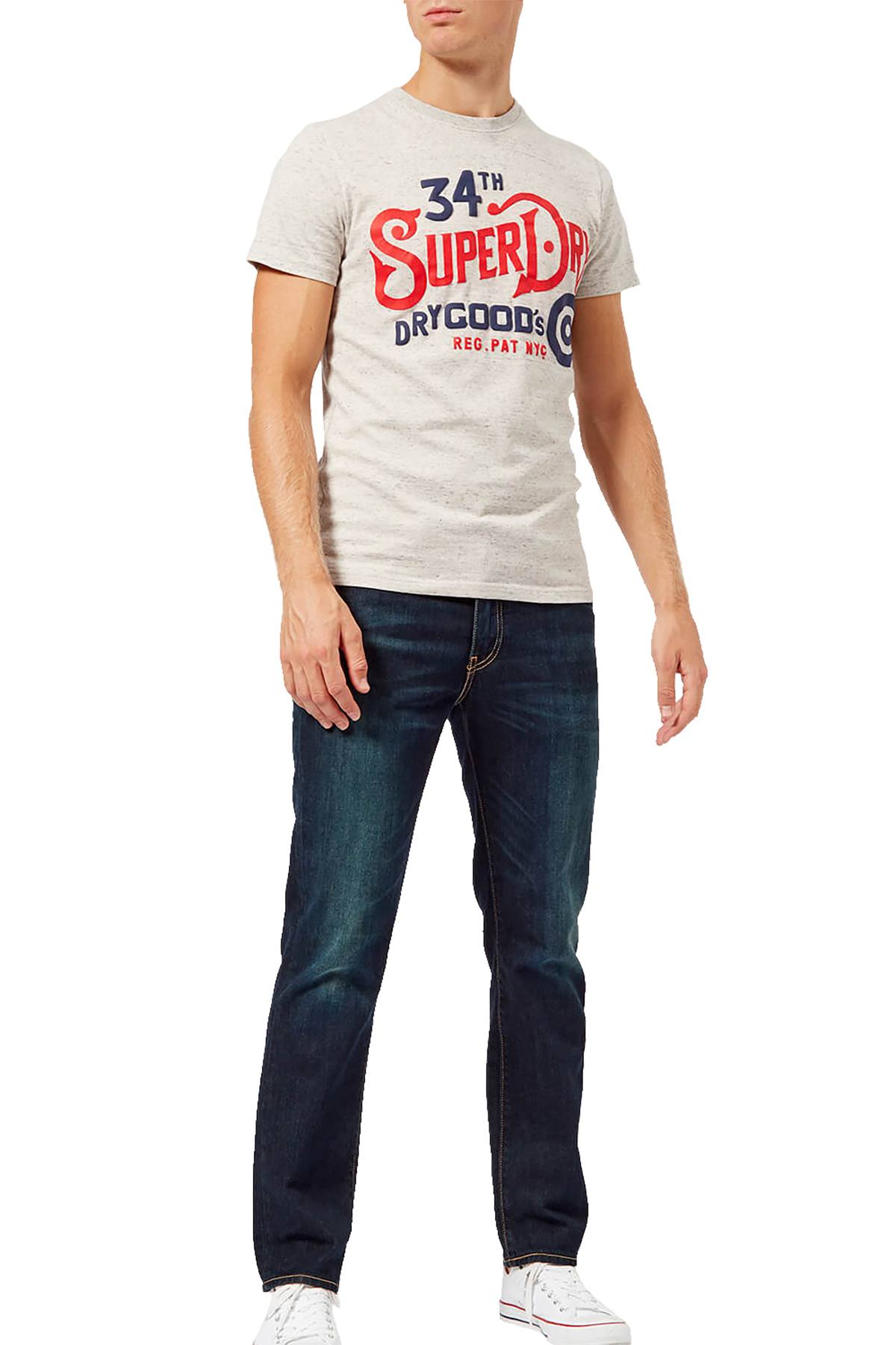 SuperDry Sea-Stone/Snowy-Grey NYC Goods Co T-Shirt