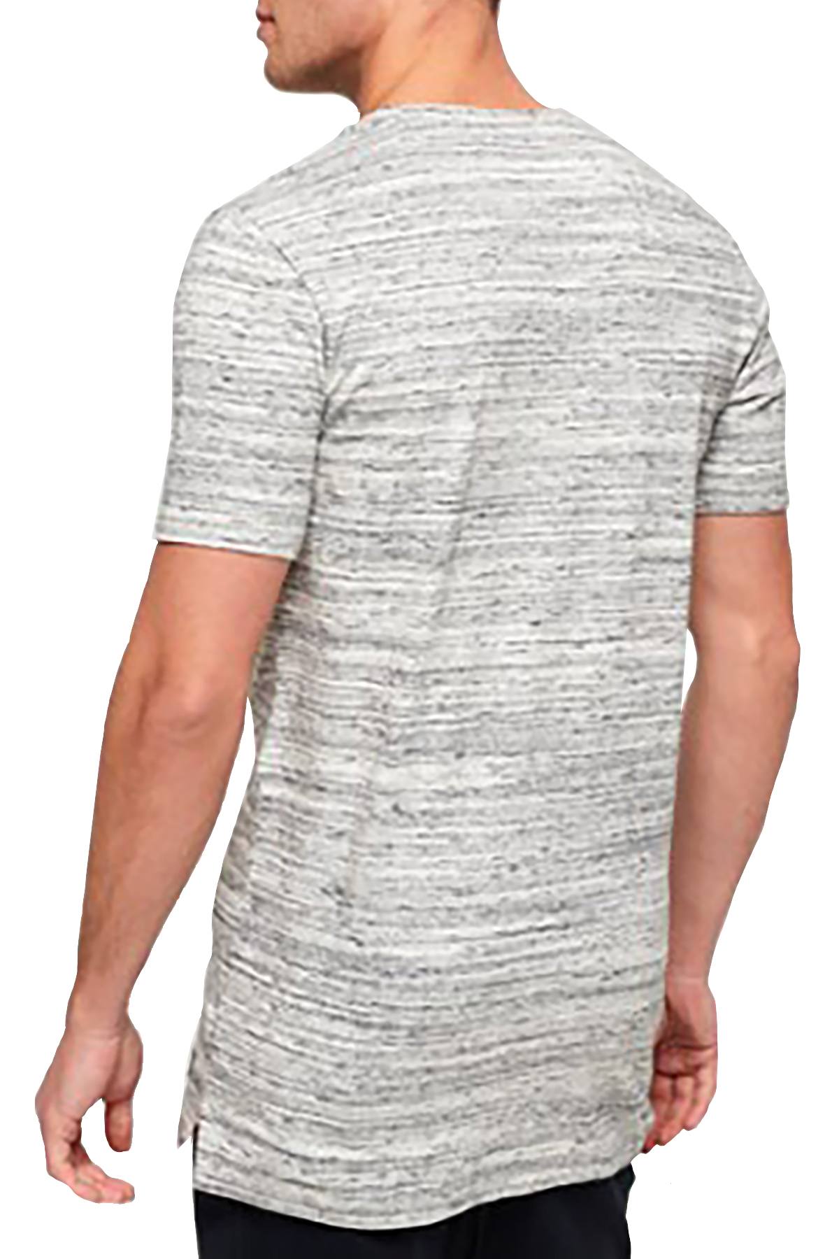 SuperDry Silver-Gravel-Grit Dry Originals Longline T-Shirt