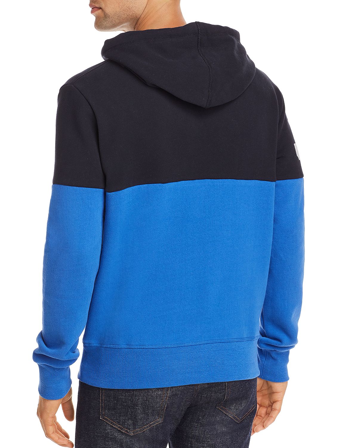 Superdry Logo-graphic Hooded French Terry Sweatshirt Eclipse Navy