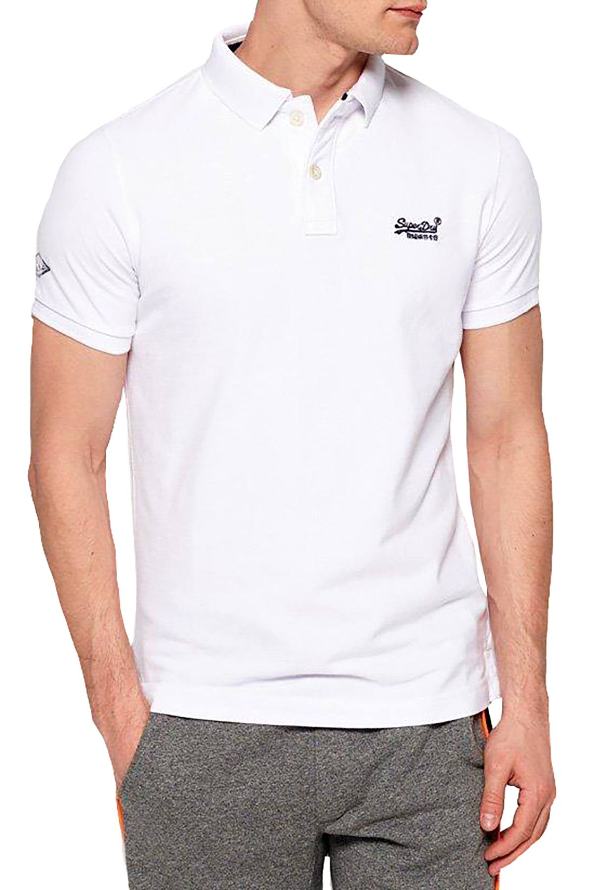 – Superdry Shirt Polo CheapUndies Piqué Classic Optic-White