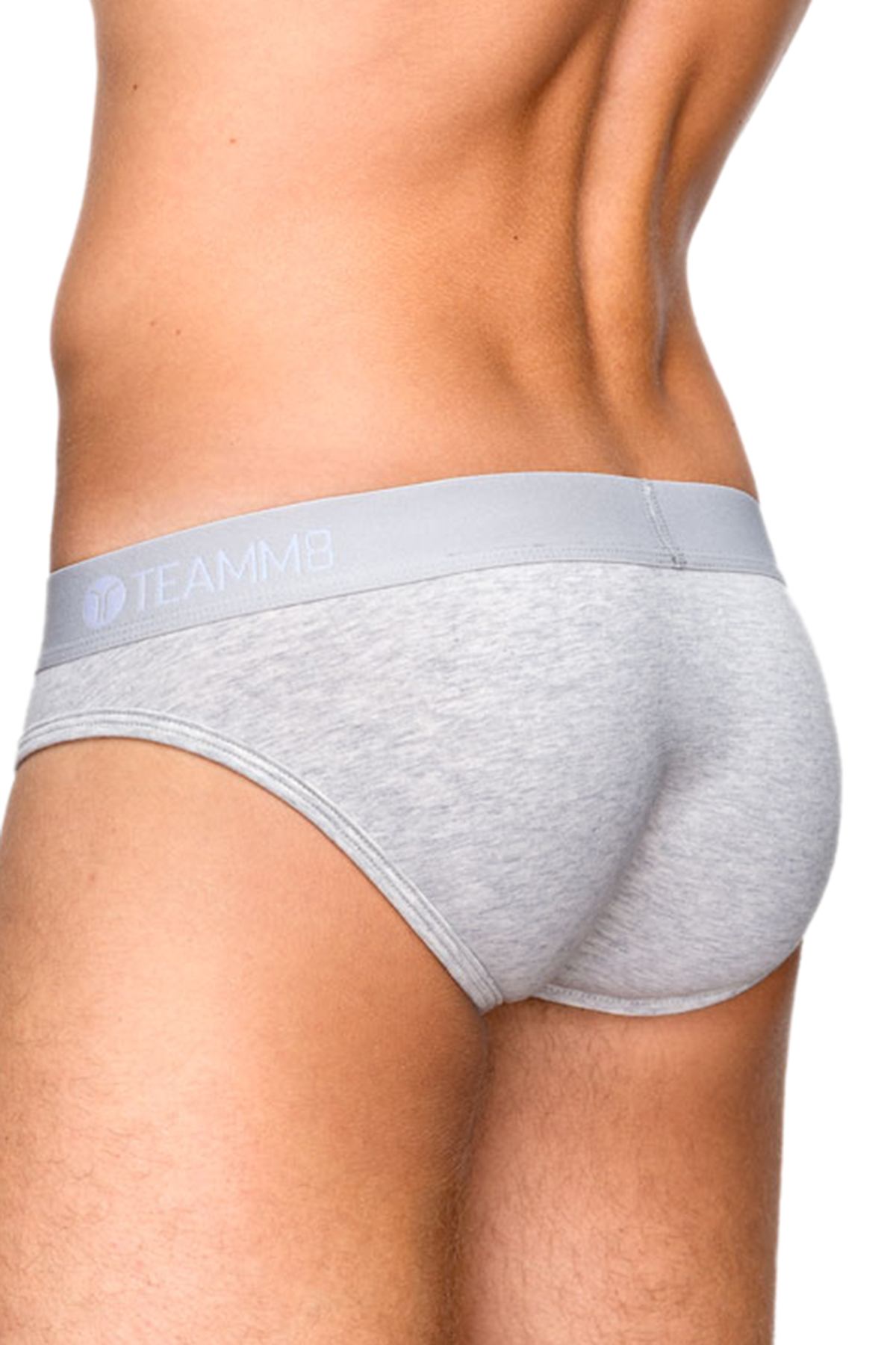 Teamm8 Grey Super Low Brief