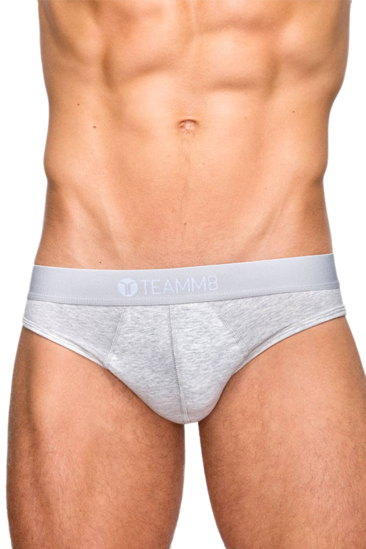 Teamm8 Grey Super Low Brief