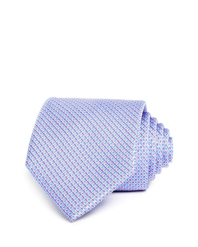 The Men's Store Diamond Neat Silk Classic Tie Lavender