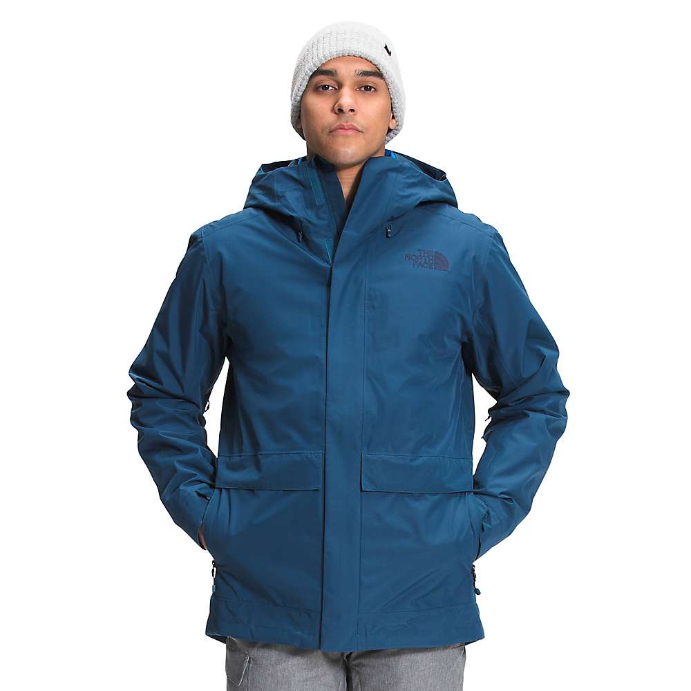 The North Face Men's Clement Triclimate Jacket - Large - Monterey Blue / Hero Blue Blue