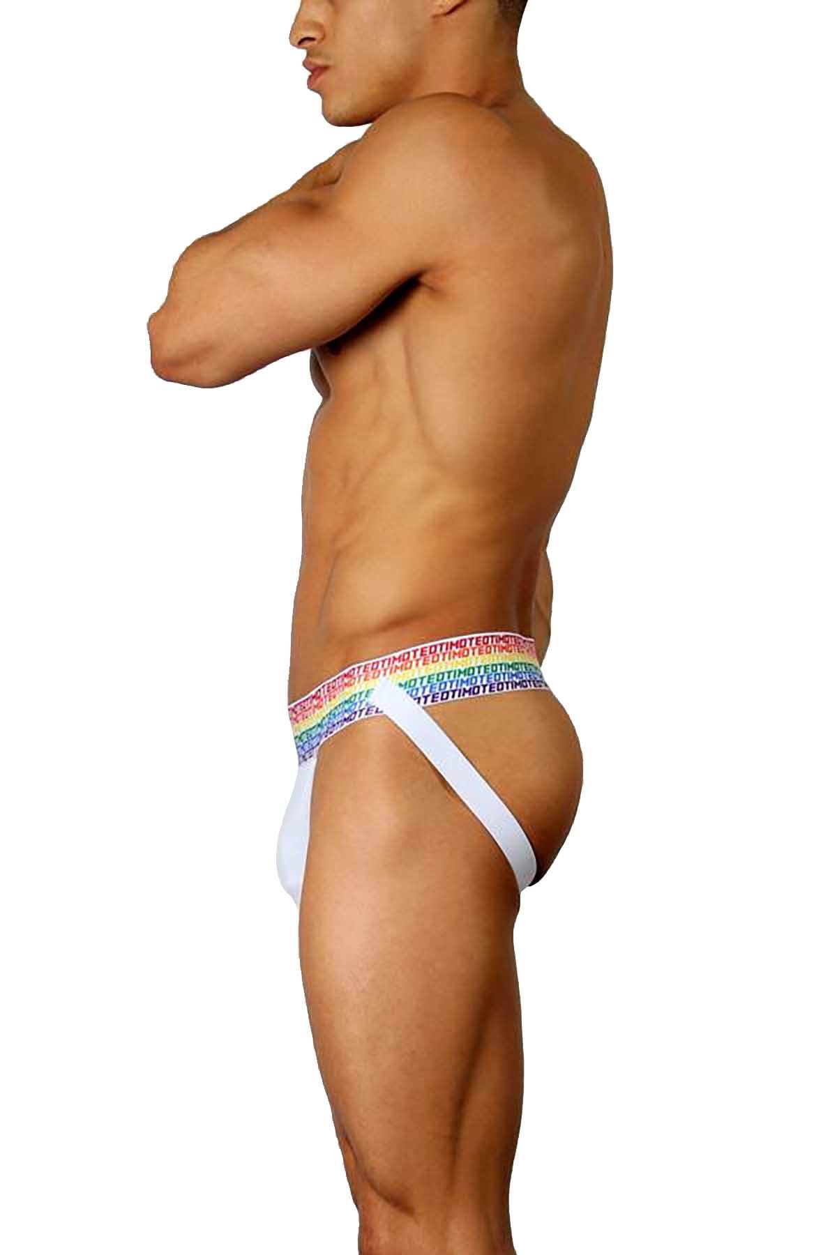 Timoteo White Limited Edition PRIDE19 Jockstrap