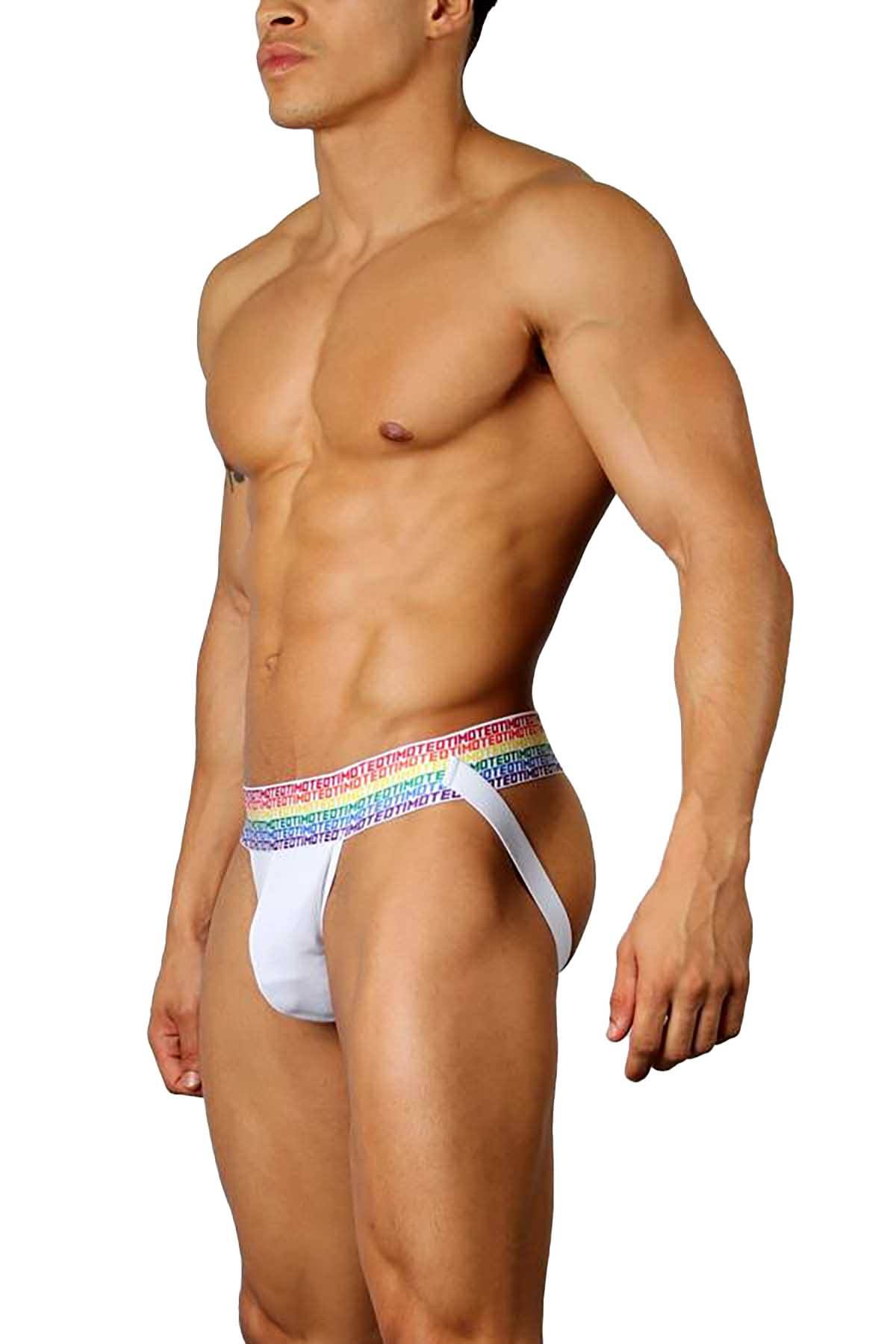 Timoteo White Limited Edition PRIDE19 Jockstrap