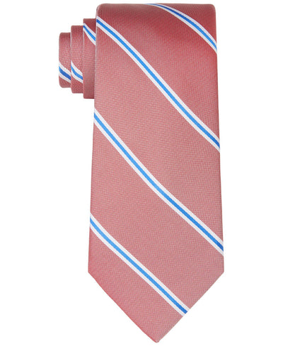 Tommy Hilfiger Boston Classic Stripe Tie Red