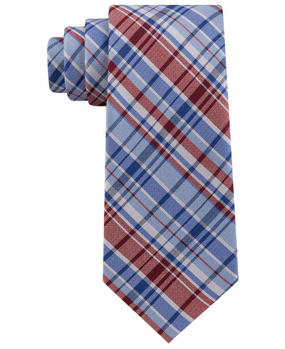 Tommy Hilfiger Boston Plaid Tie Red