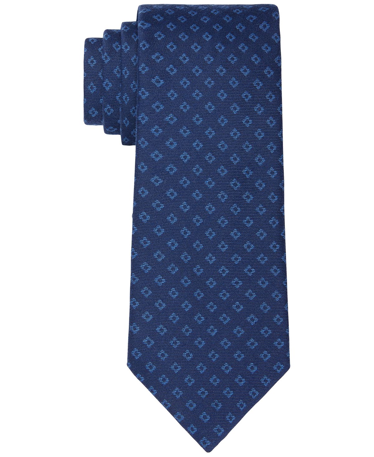 Tommy Hilfiger Clean Neat Tie Blue