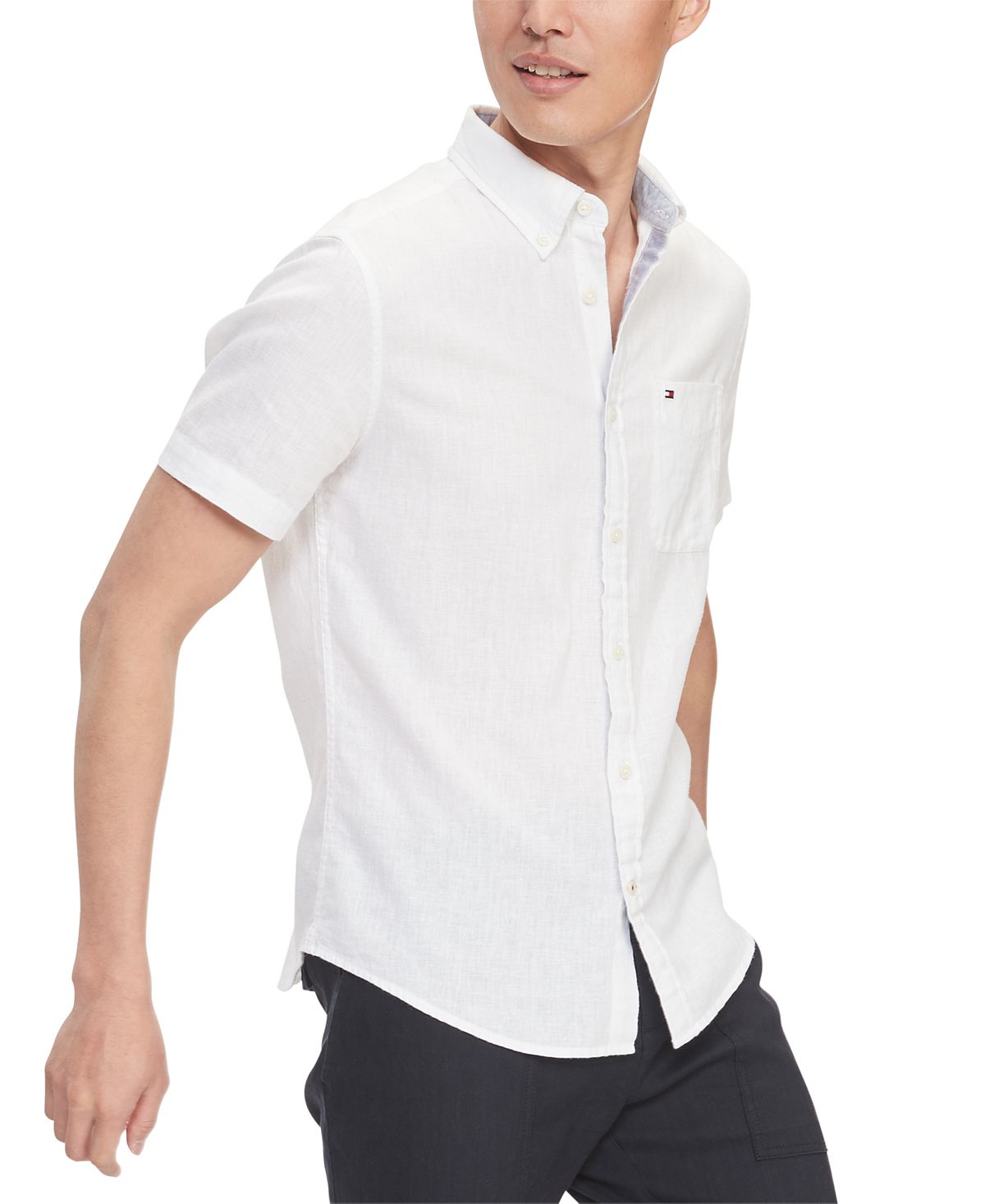 Tommy Hilfiger Custom-fit Peter Solid Shirt Bright White