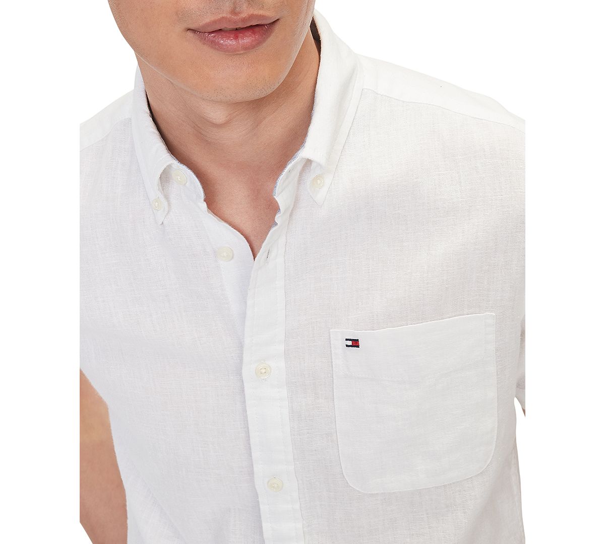 Tommy Hilfiger Custom-fit Peter Solid Shirt Bright White