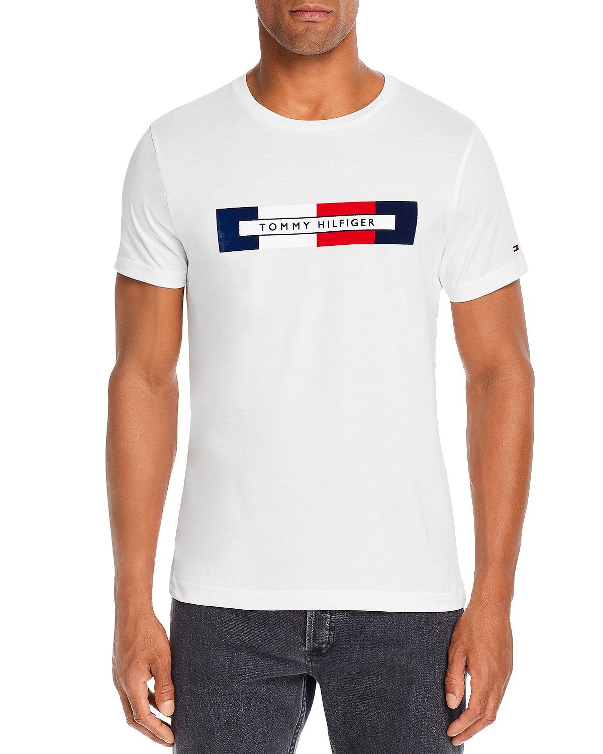 Tommy Hilfiger Graphic Logo Tee Bright White