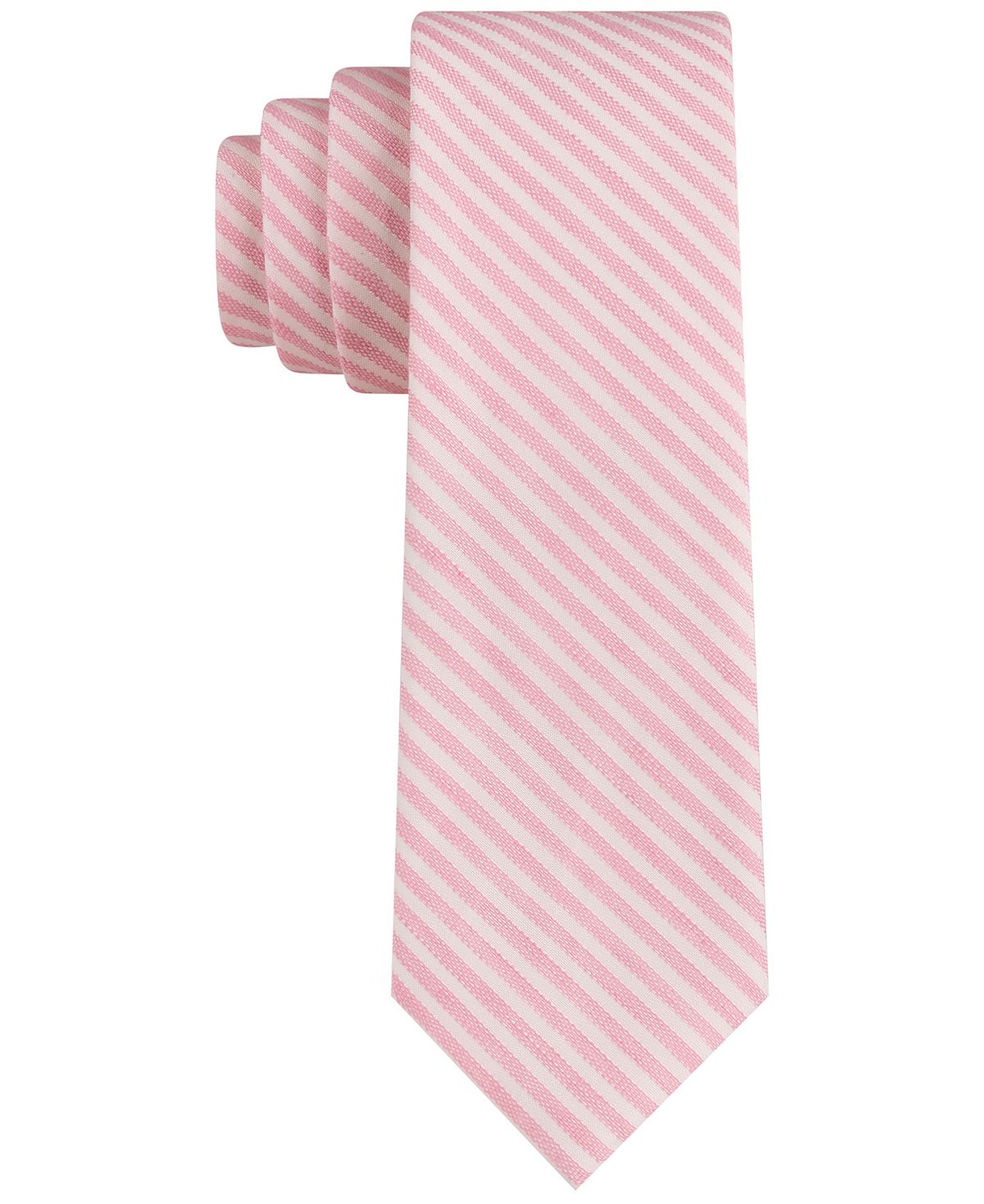 Tommy Hilfiger Hudson Stripe Tie Pink