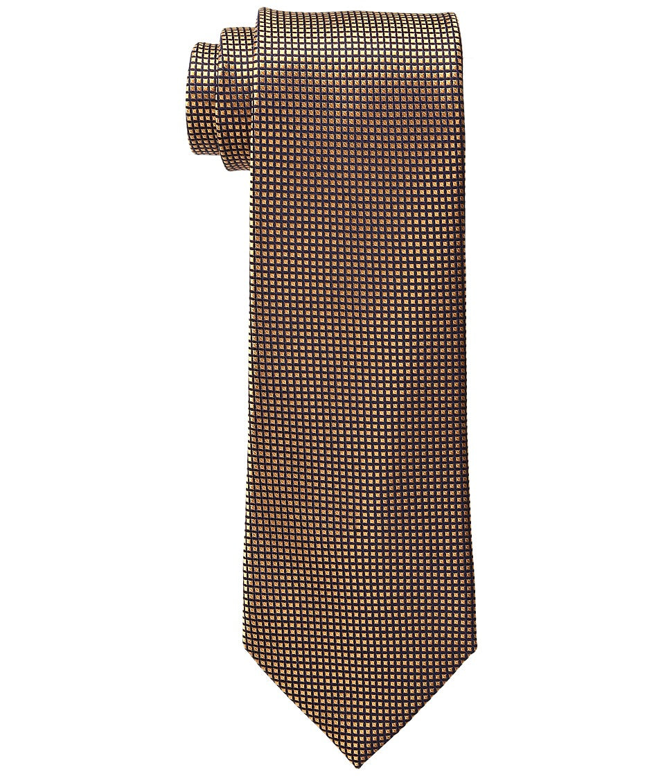 Tommy Hilfiger Men's Navy Micro Dot Tie Orange