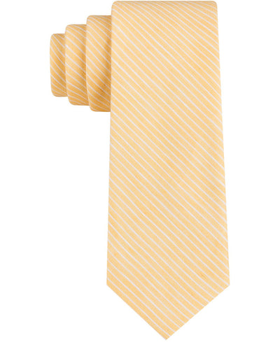 Tommy Hilfiger Morgan Stripe Skinny Tie Yellow