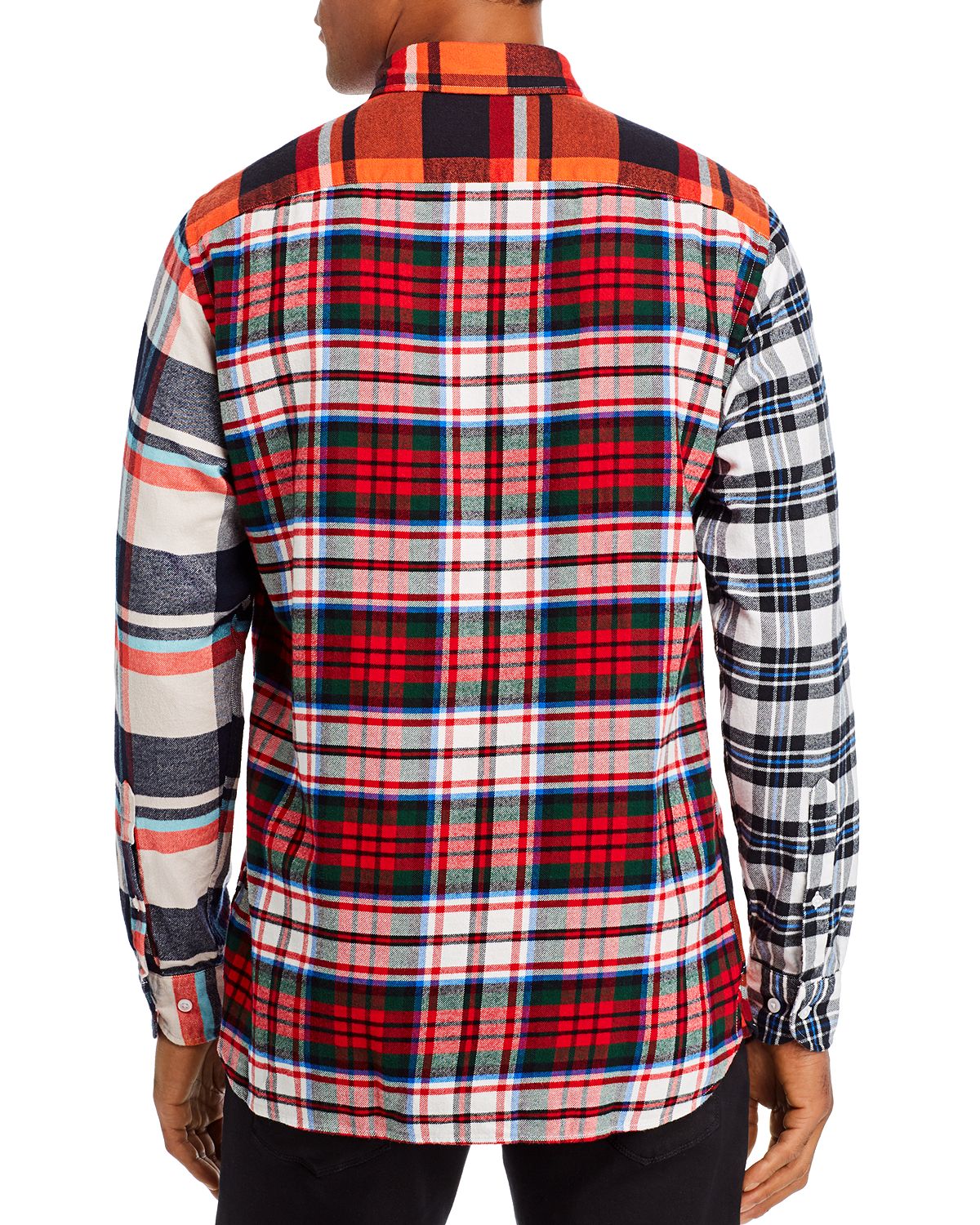 Tommy Hilfiger Multi-check Regular Fit Button-down Shirt Fiesta / Jet Black / Multi