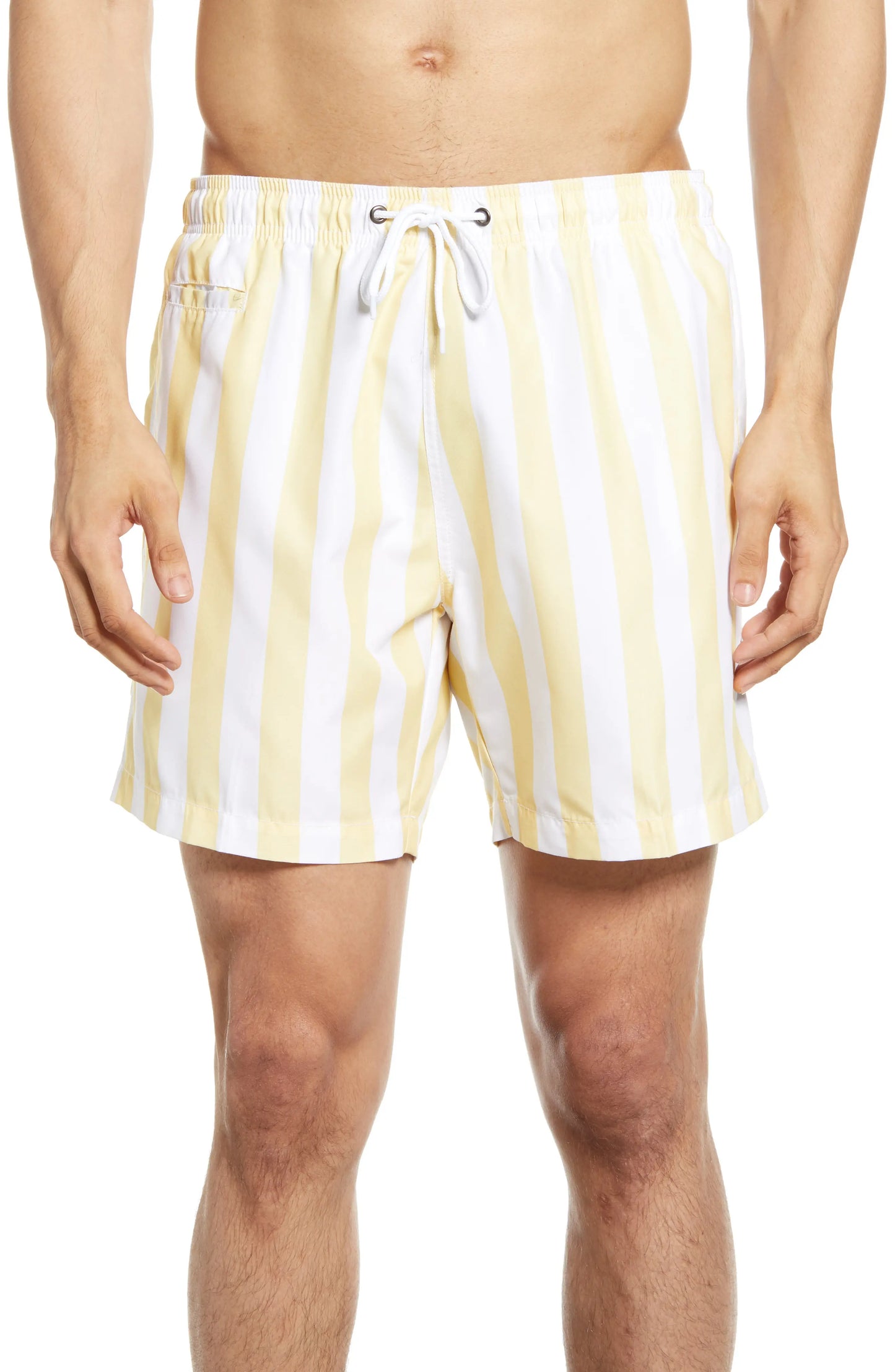 Trunks Surf & Swim Co. Men's Stripe Swim Trunks Yellow