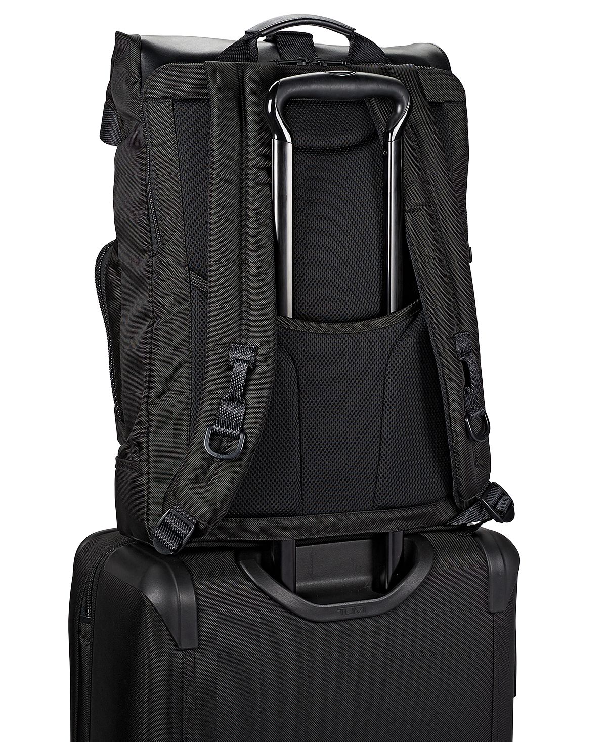 Tumi Alpha Bravo London Roll-top Backpack Black