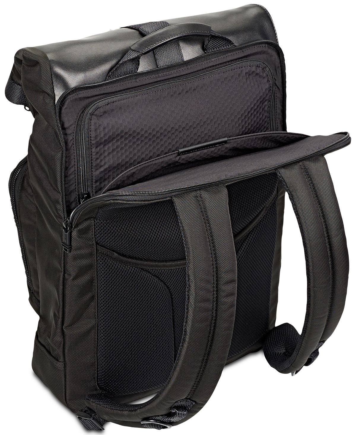 Tumi Alpha Bravo London Roll-top Backpack Black