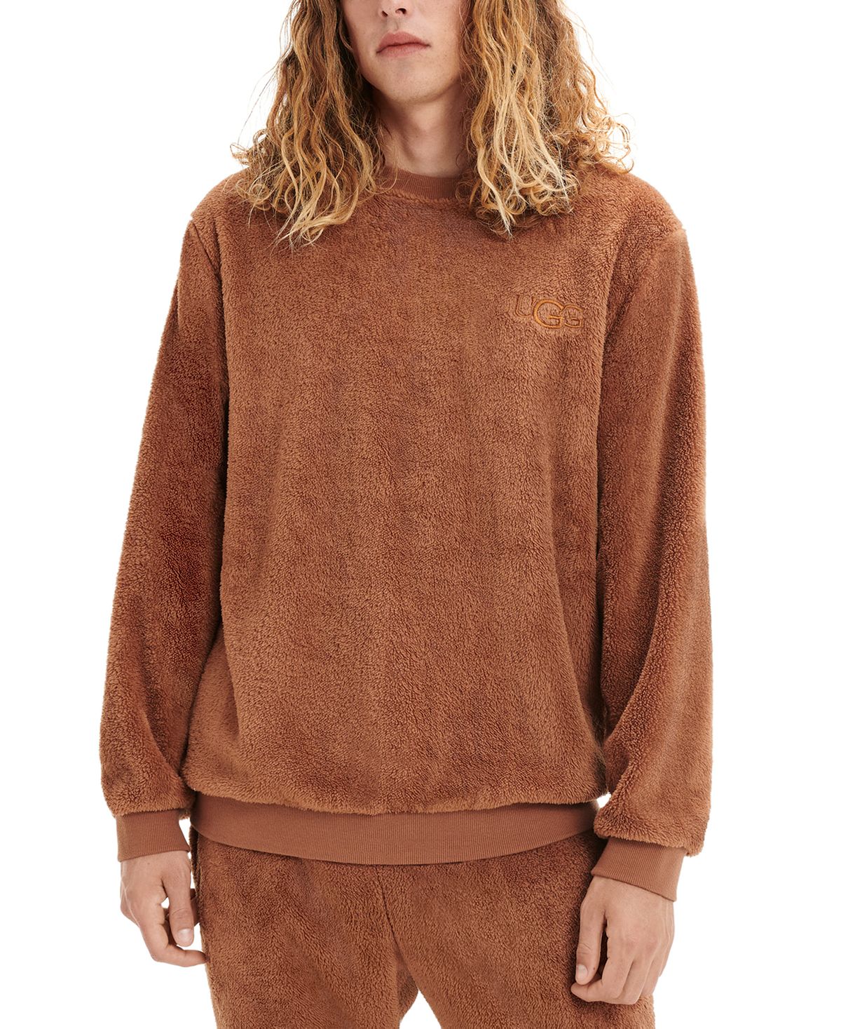 Ugg Coby Pullover Crewneck Sweatshirt Cedar Bark