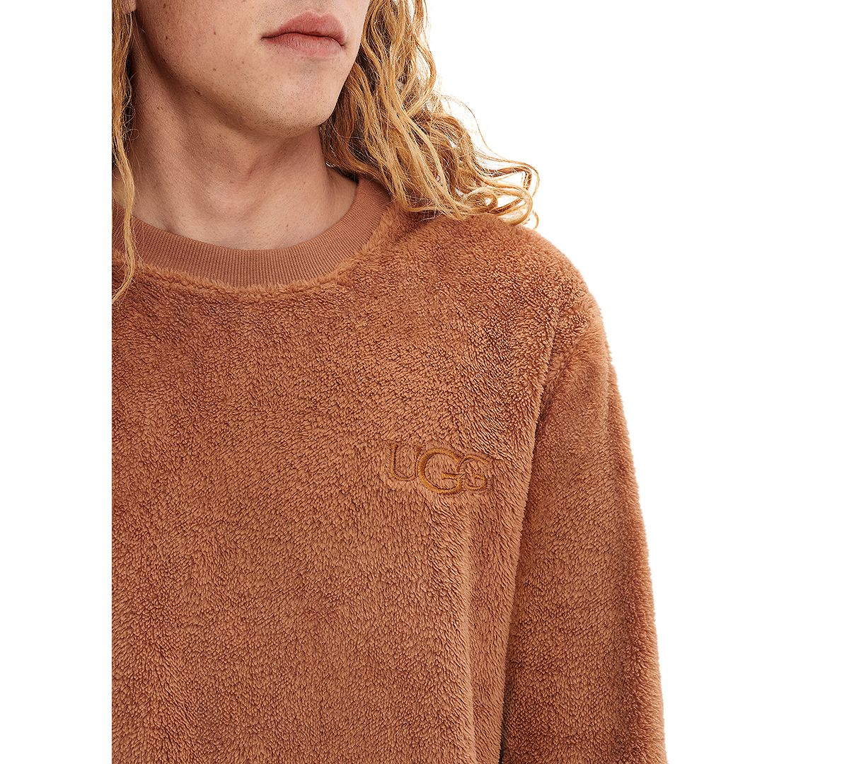 Ugg Coby Pullover Crewneck Sweatshirt Cedar Bark