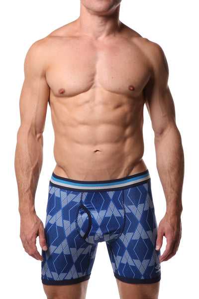 Umbro Blue Triangle Diamond Performance Boxer Brief