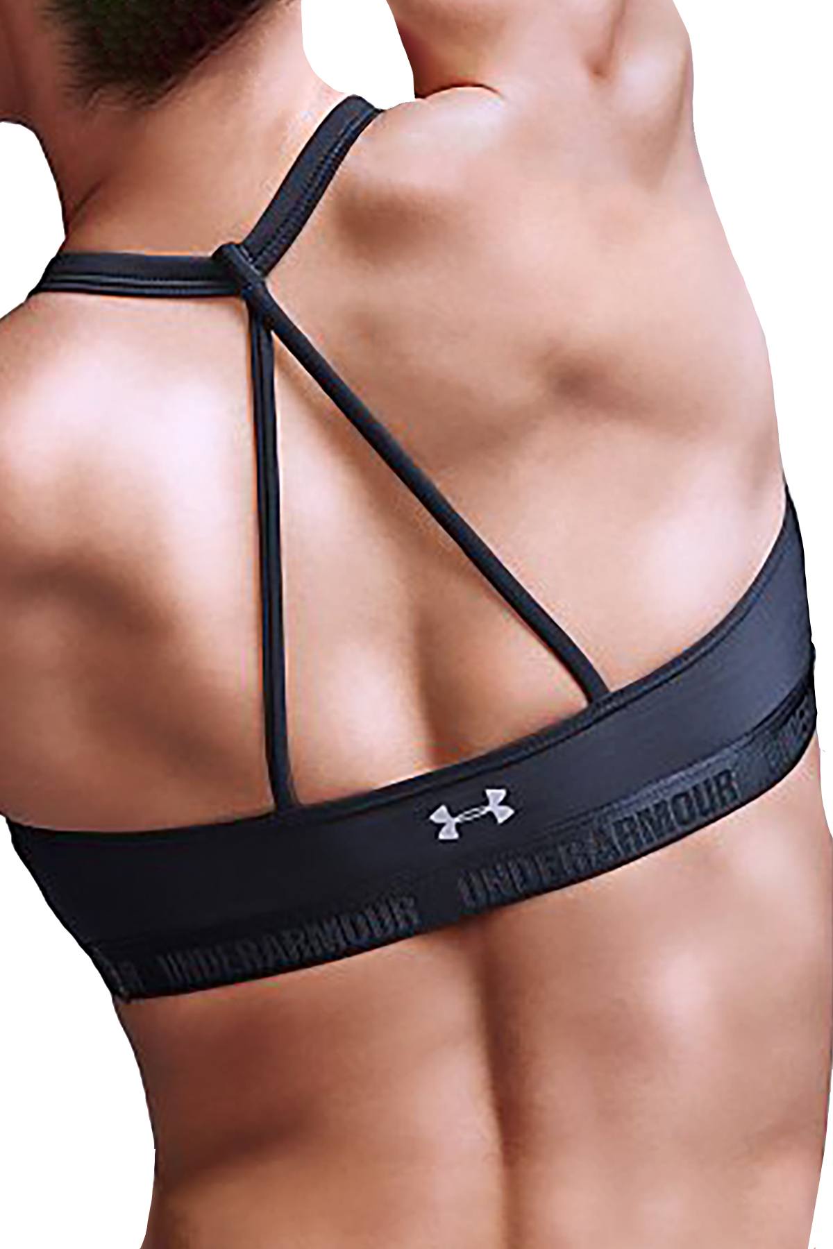 Under Armour Black Armour Low Sports Bra