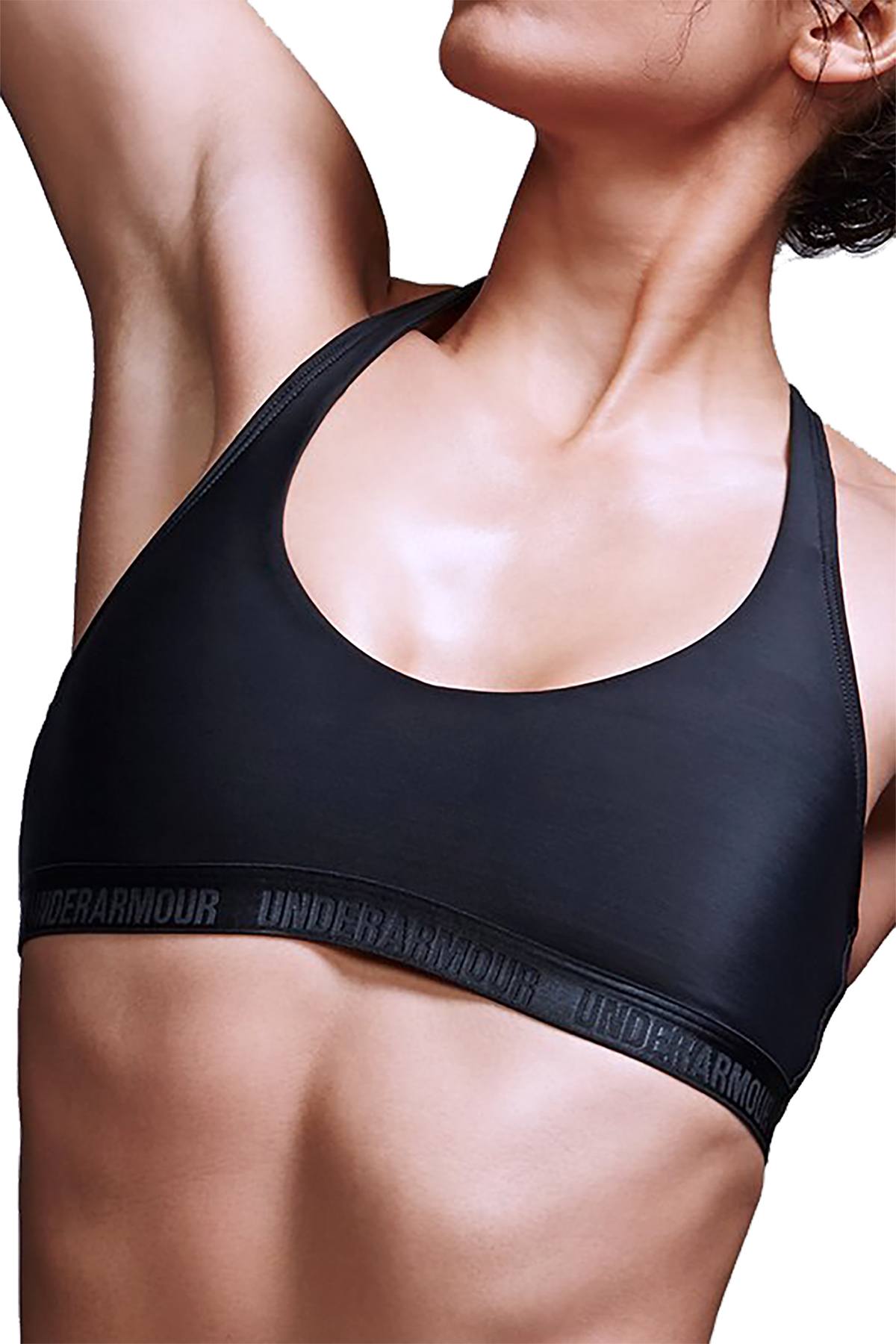 Under Armour Black Armour Low Sports Bra