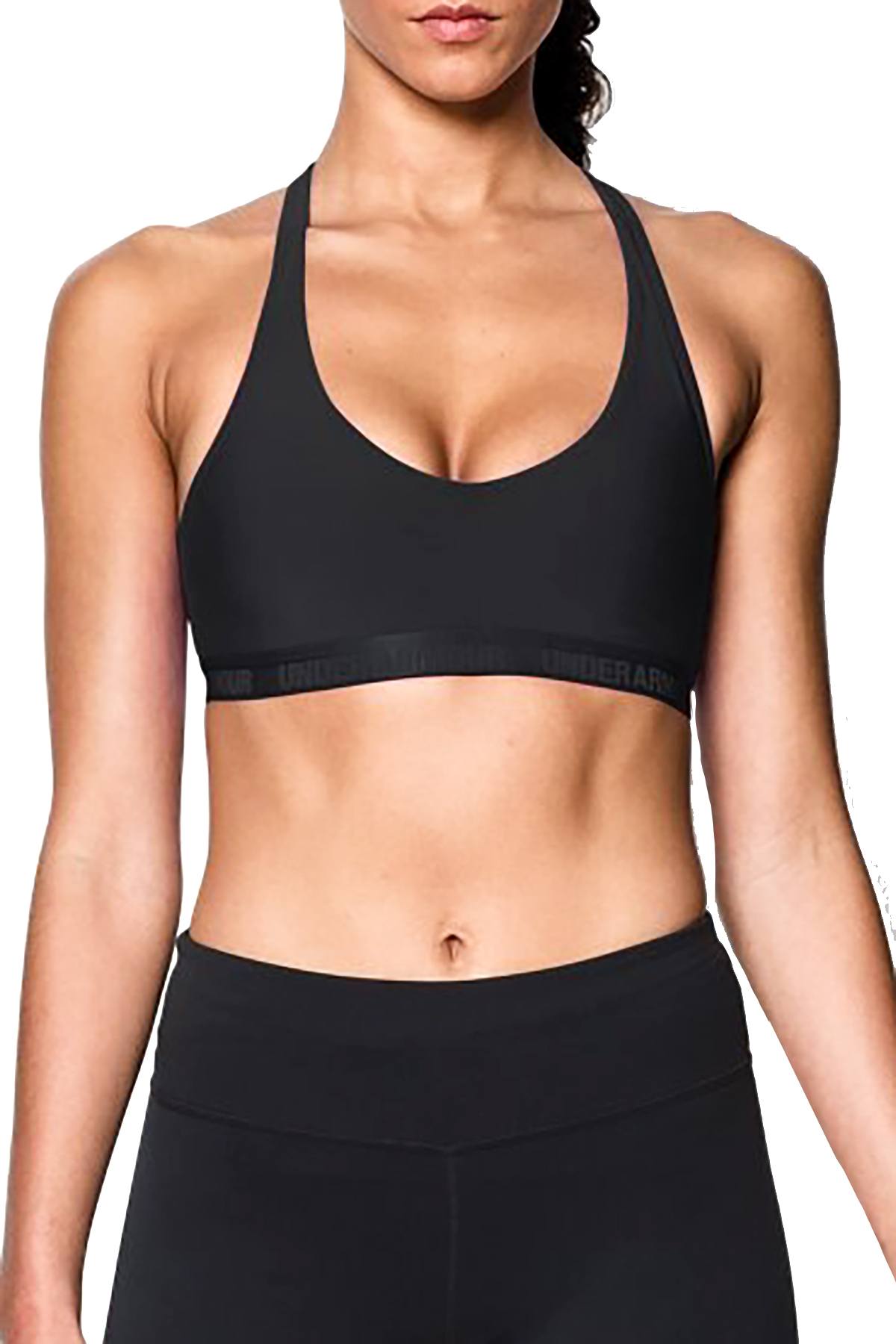 Under Armour Black Armour Low Sports Bra