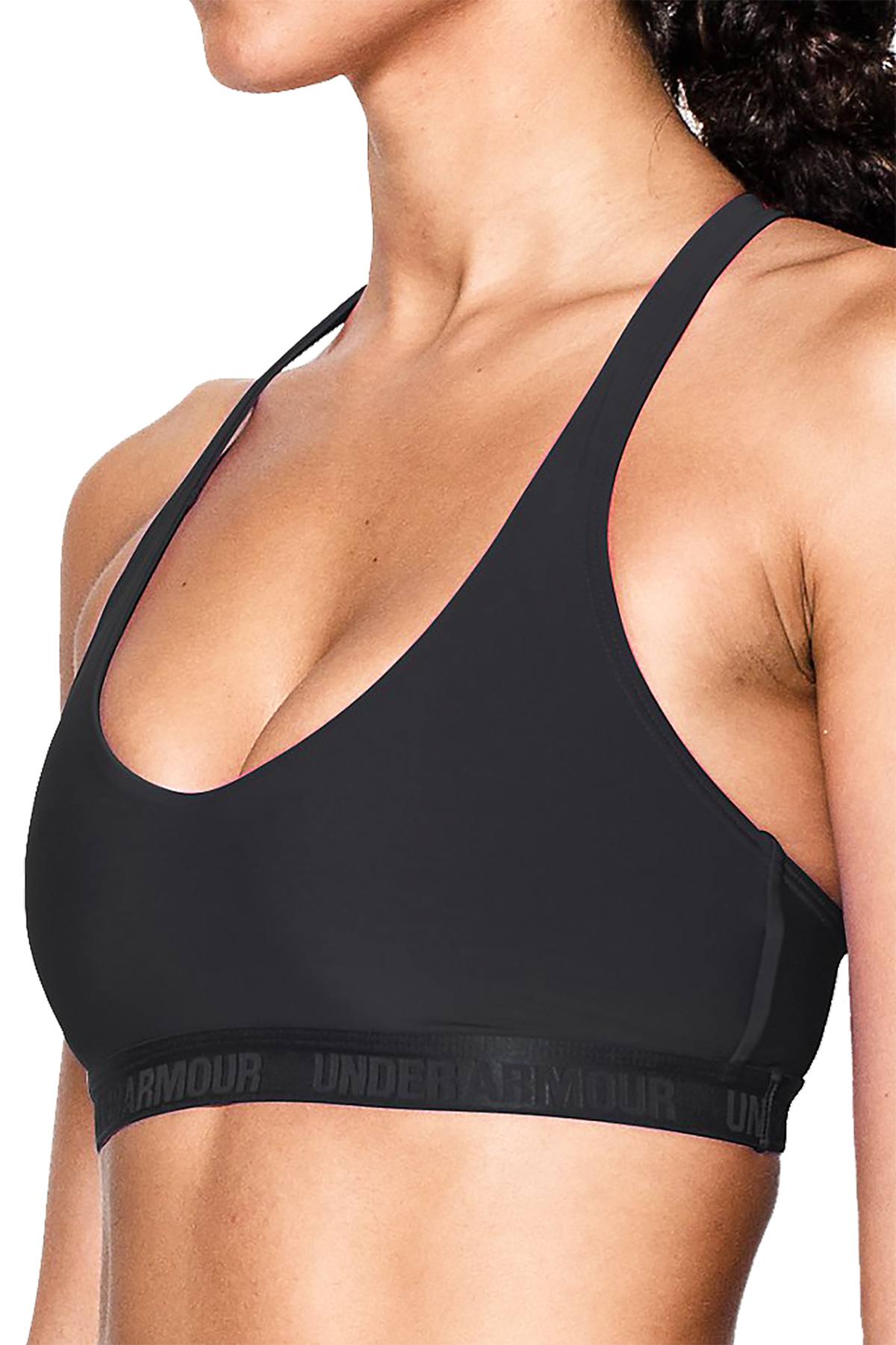 Under Armour Black Armour Low Sports Bra