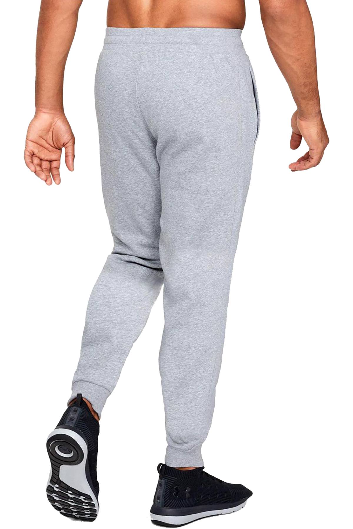 Under Armour Lt Steel Heather Grey Rival Fleece Jogger Pant