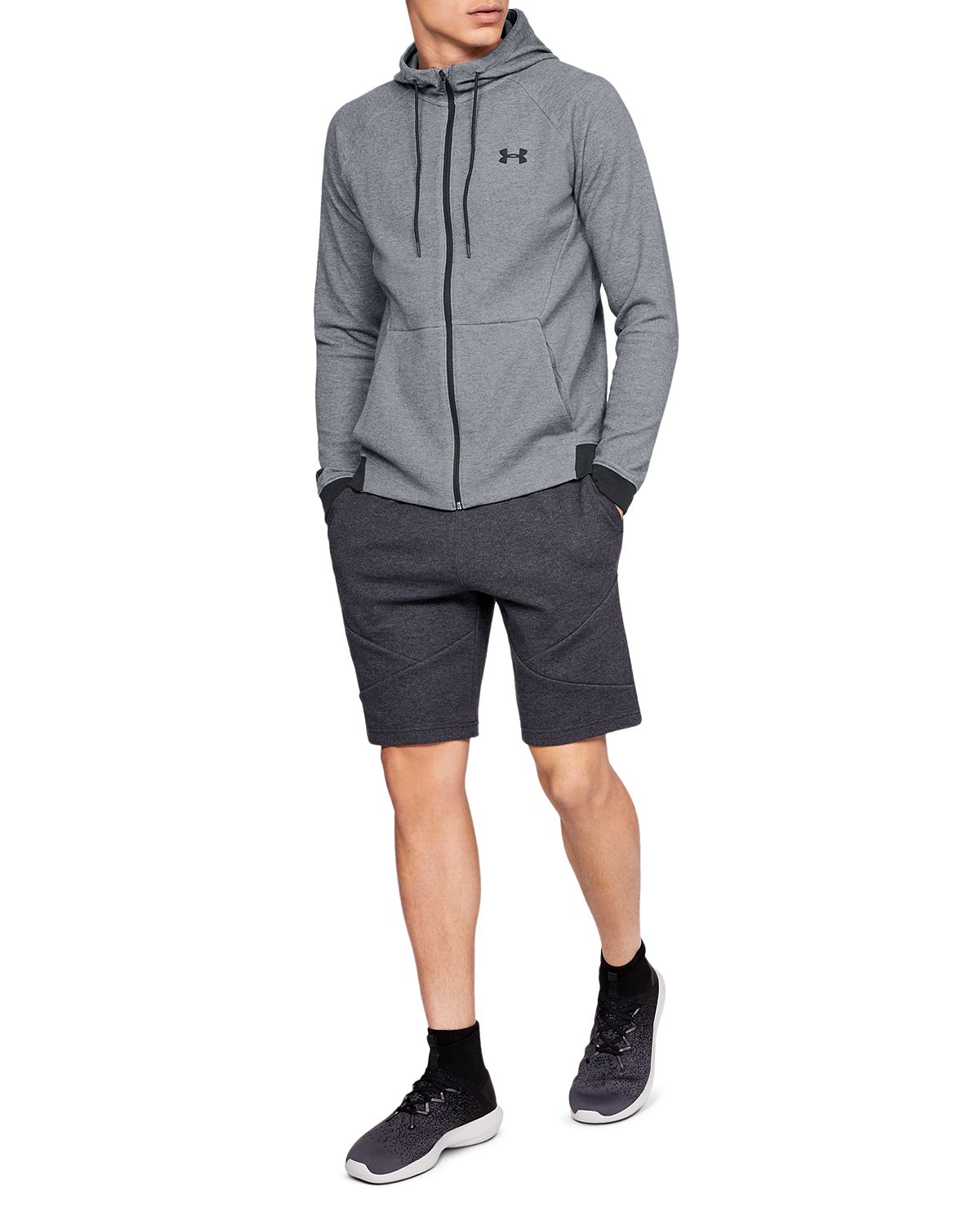 Under Armour Sportstyle Full Zip Hoodie Steel