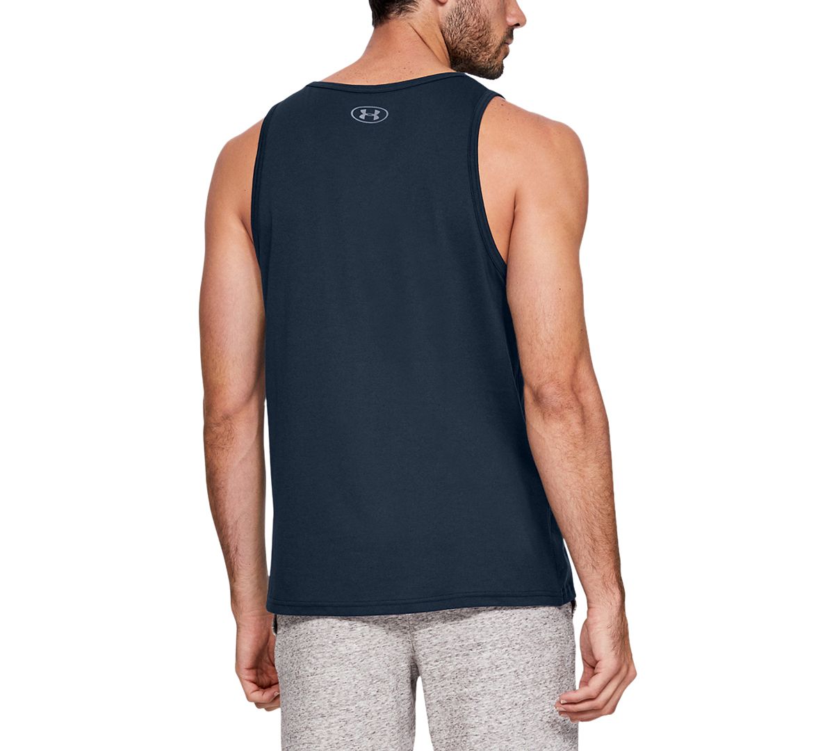 Under Armour Sportstyle Logo Tank Academy Navy