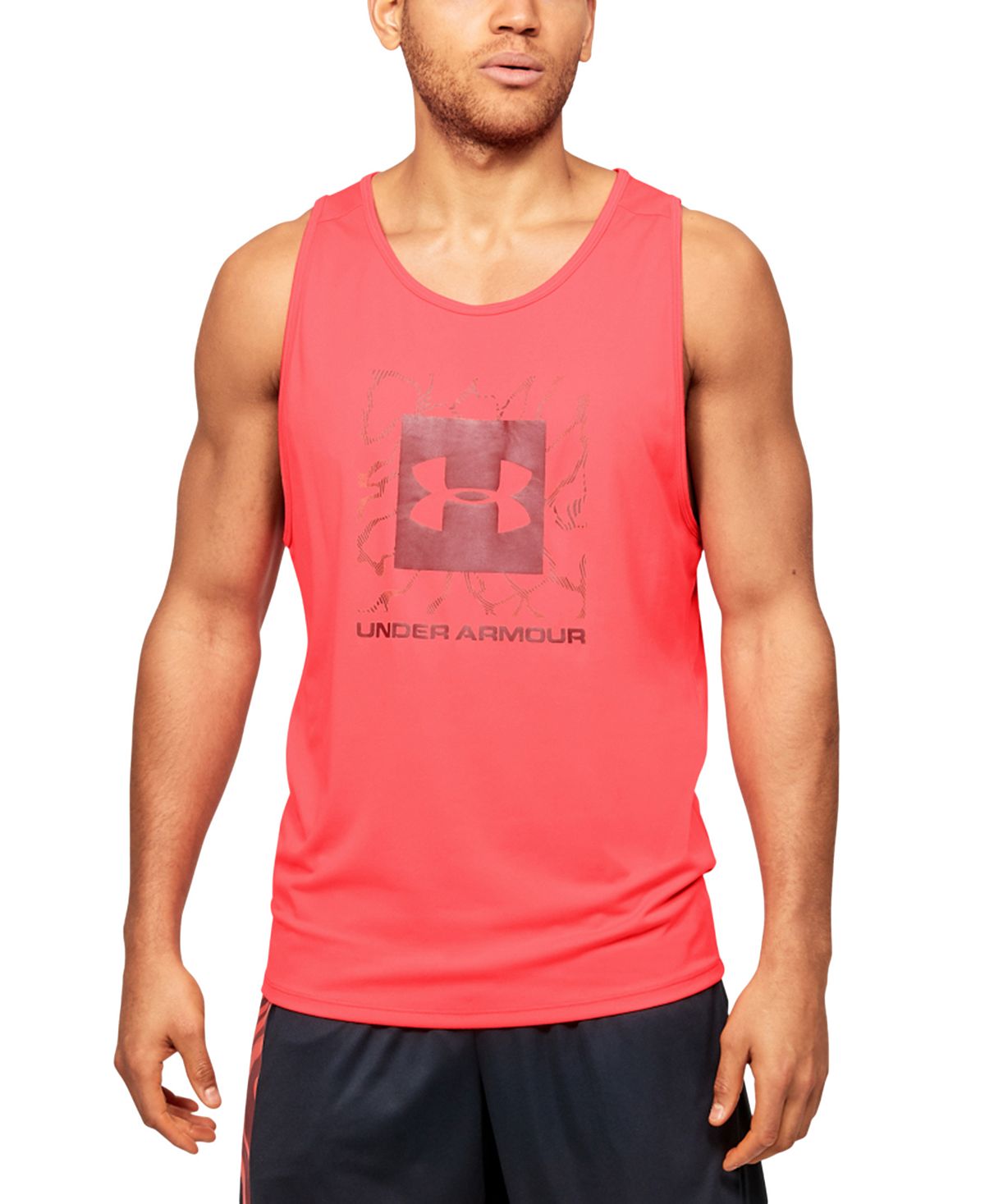 Under Armour Tech™ 2.0 Graphic Tank Beta Red