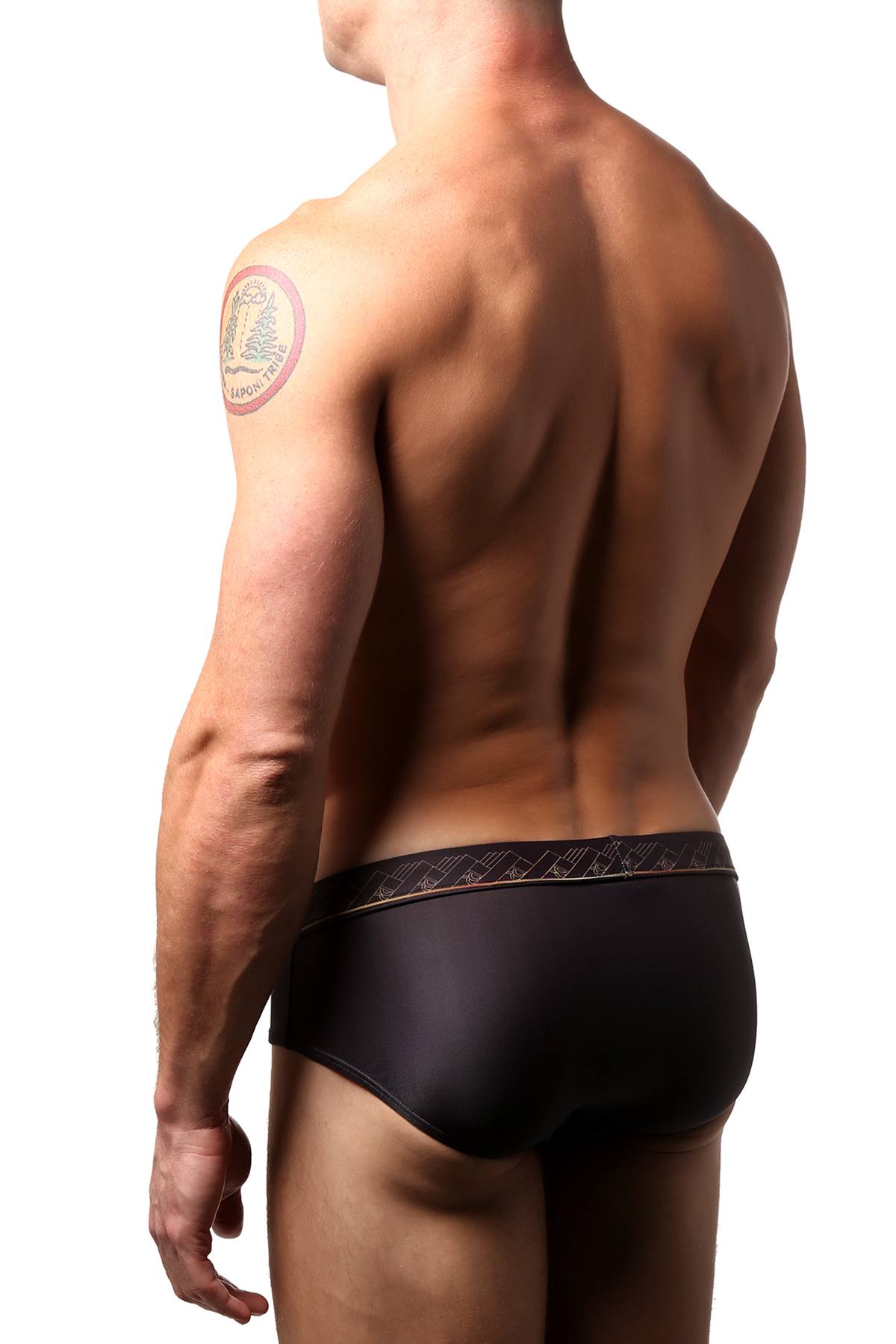 Vanwolff Sunset Tower Noir Swim Brief