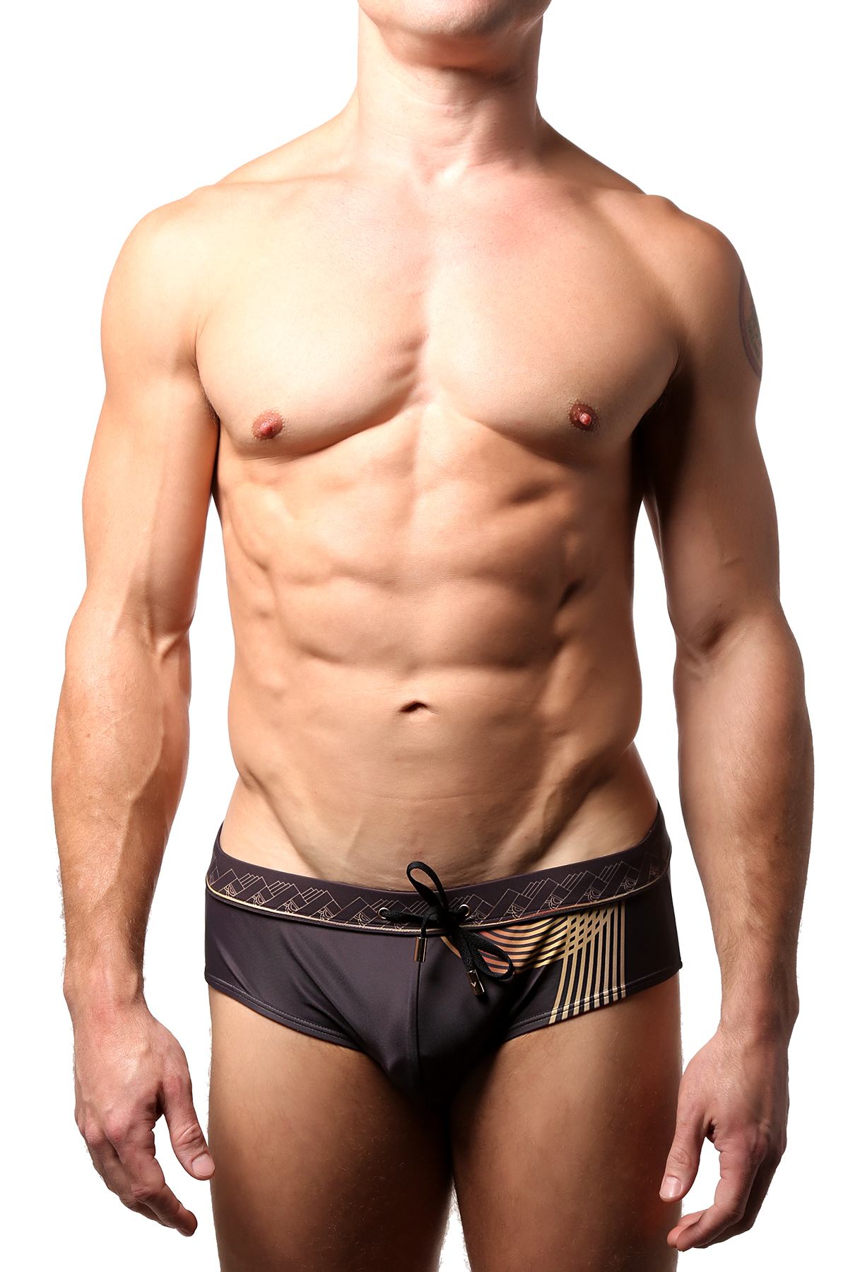 Vanwolff Sunset Tower Noir Swim Brief