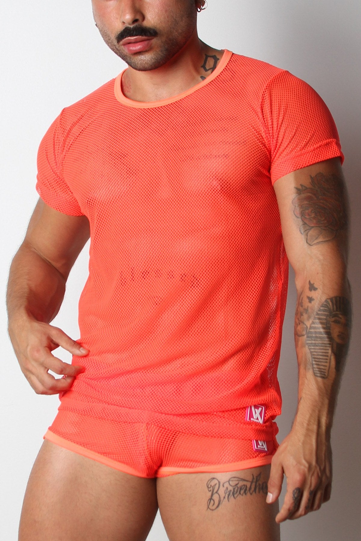 Vaux Orange VX1 Mesh Tee