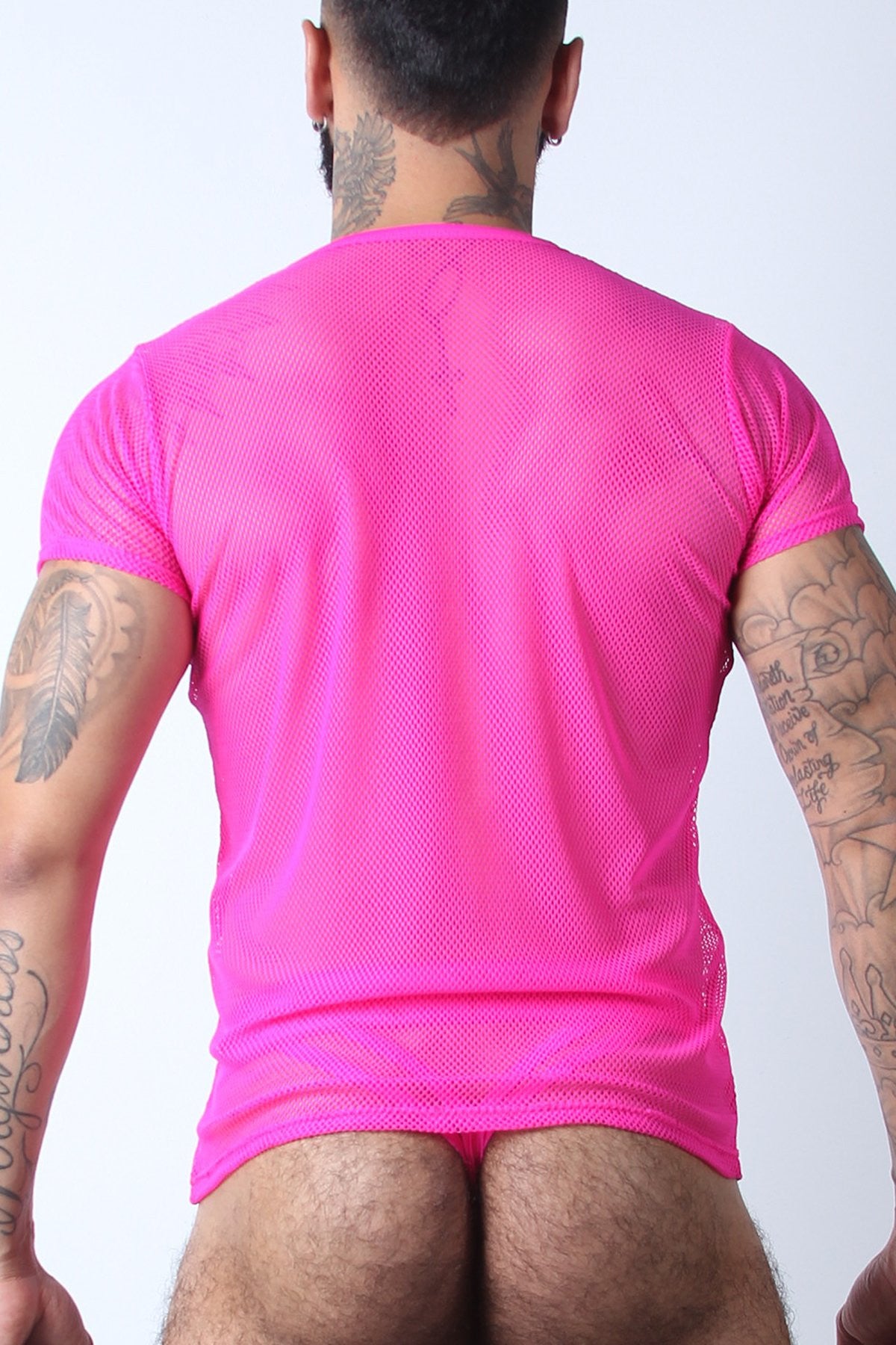 Vaux Pink VX1 Mesh Tee