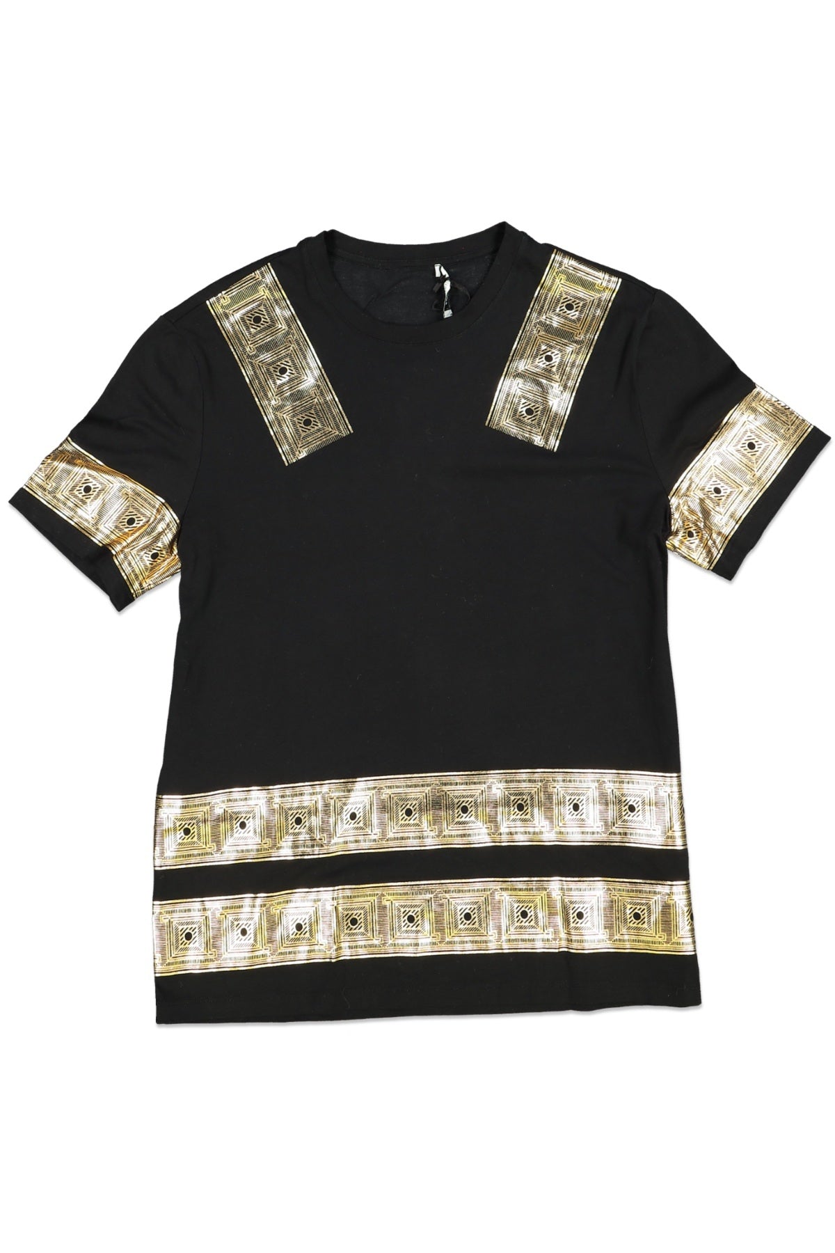 Versace Collection Marble Metallic Graphic Tee Black Cheapundies