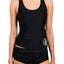 Volcom Black Solid Cheeky Bikini Boyshort