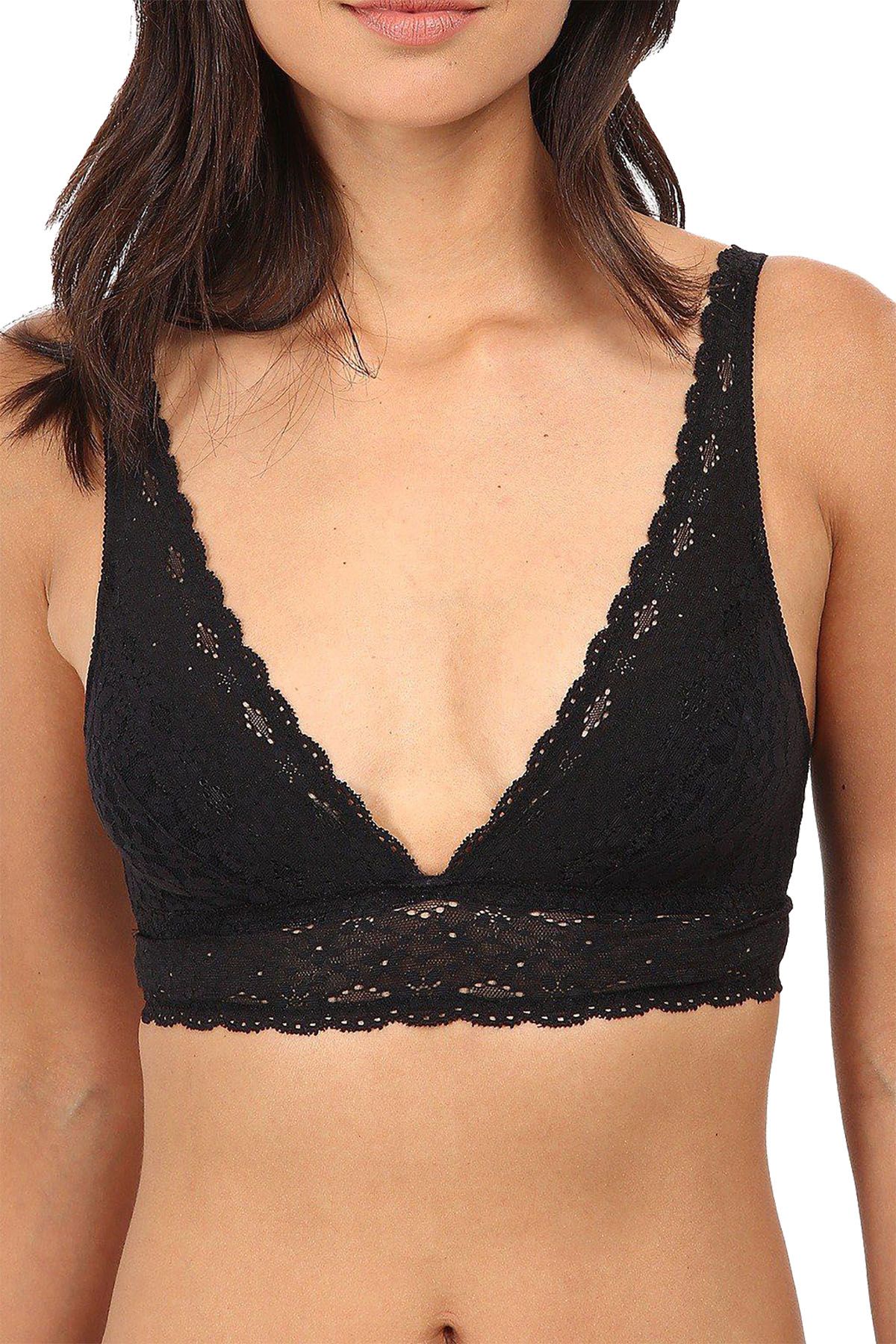 Wacoal Halo Lace Convertible Soft Cup Bralette in Black