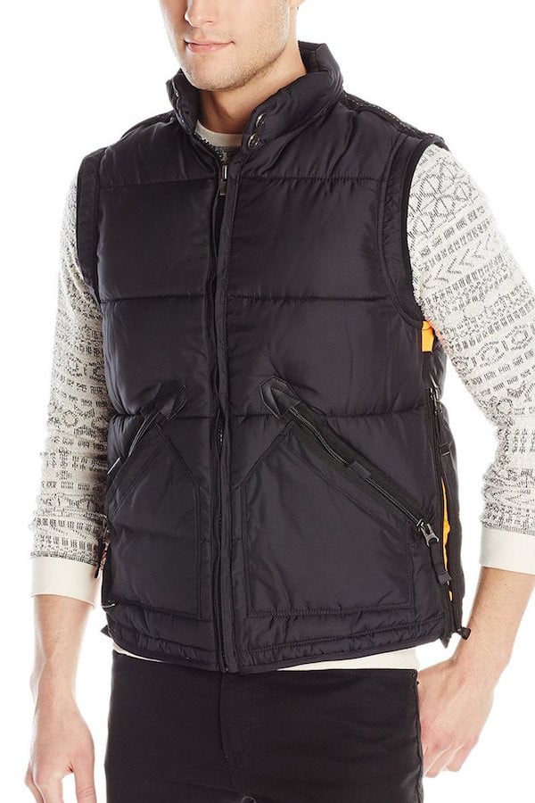 X-Ray Jeans Black Slim Fit Puffer Vest