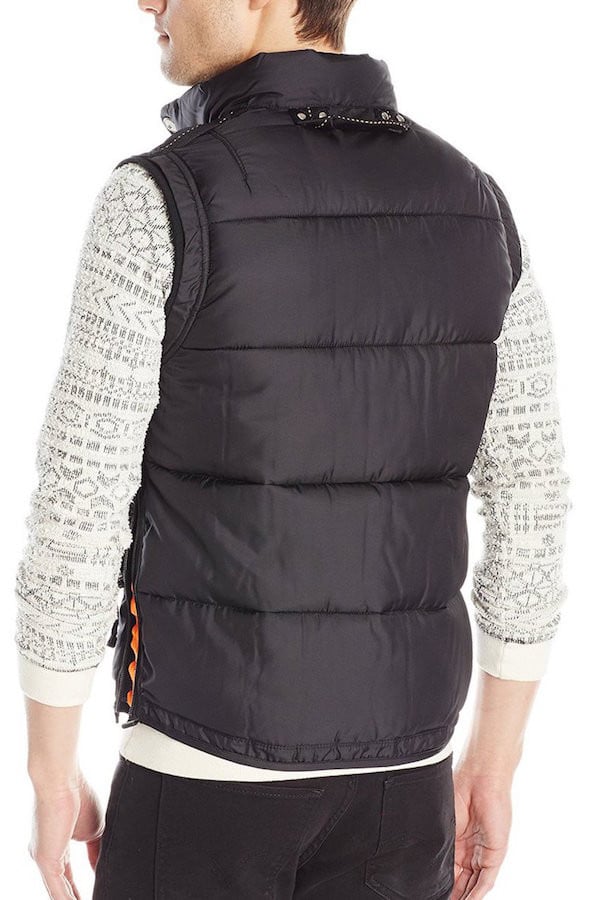 X-Ray Jeans Black Slim Fit Puffer Vest