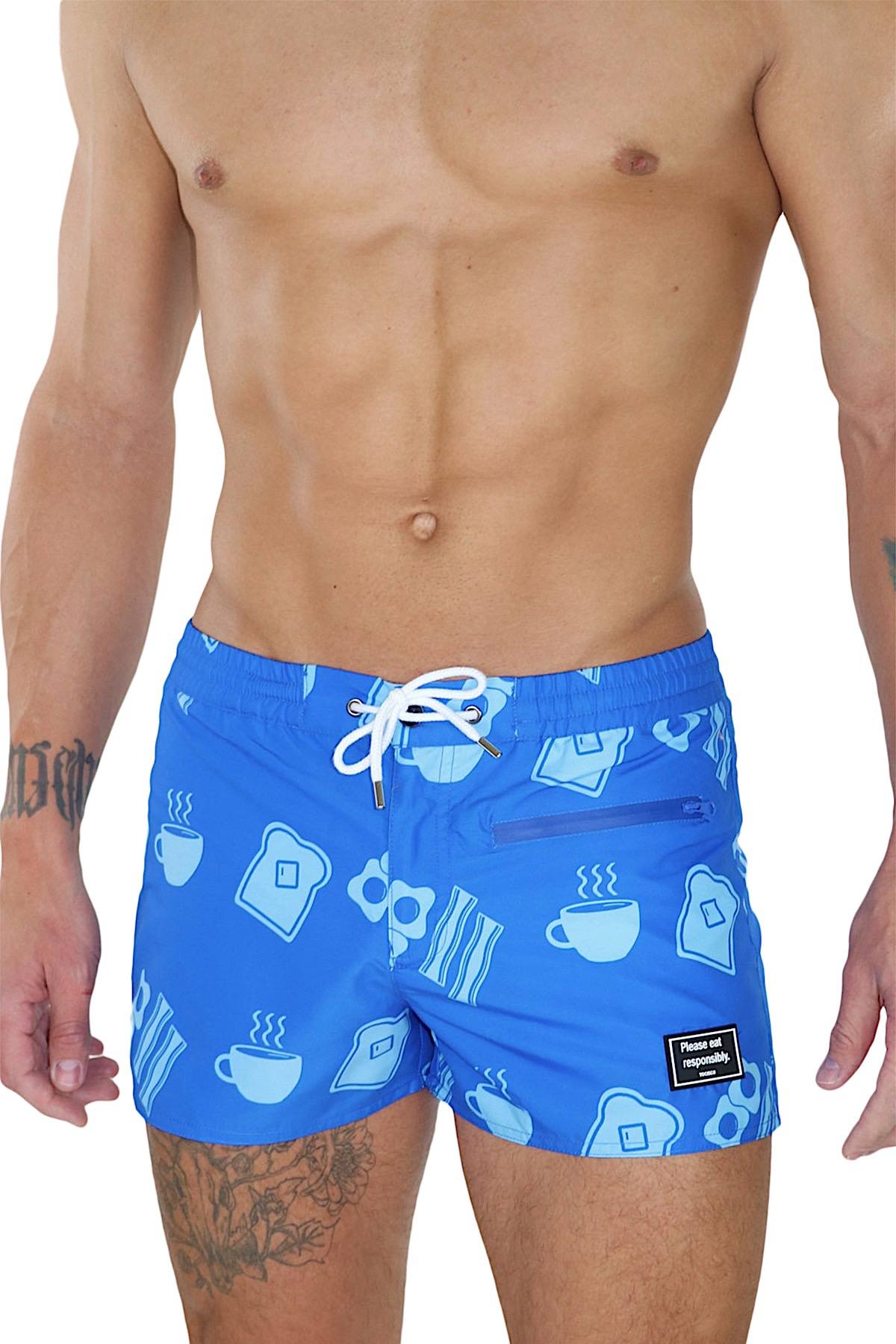 YOCISCO Blue Breakfast 2" Swim Trunk