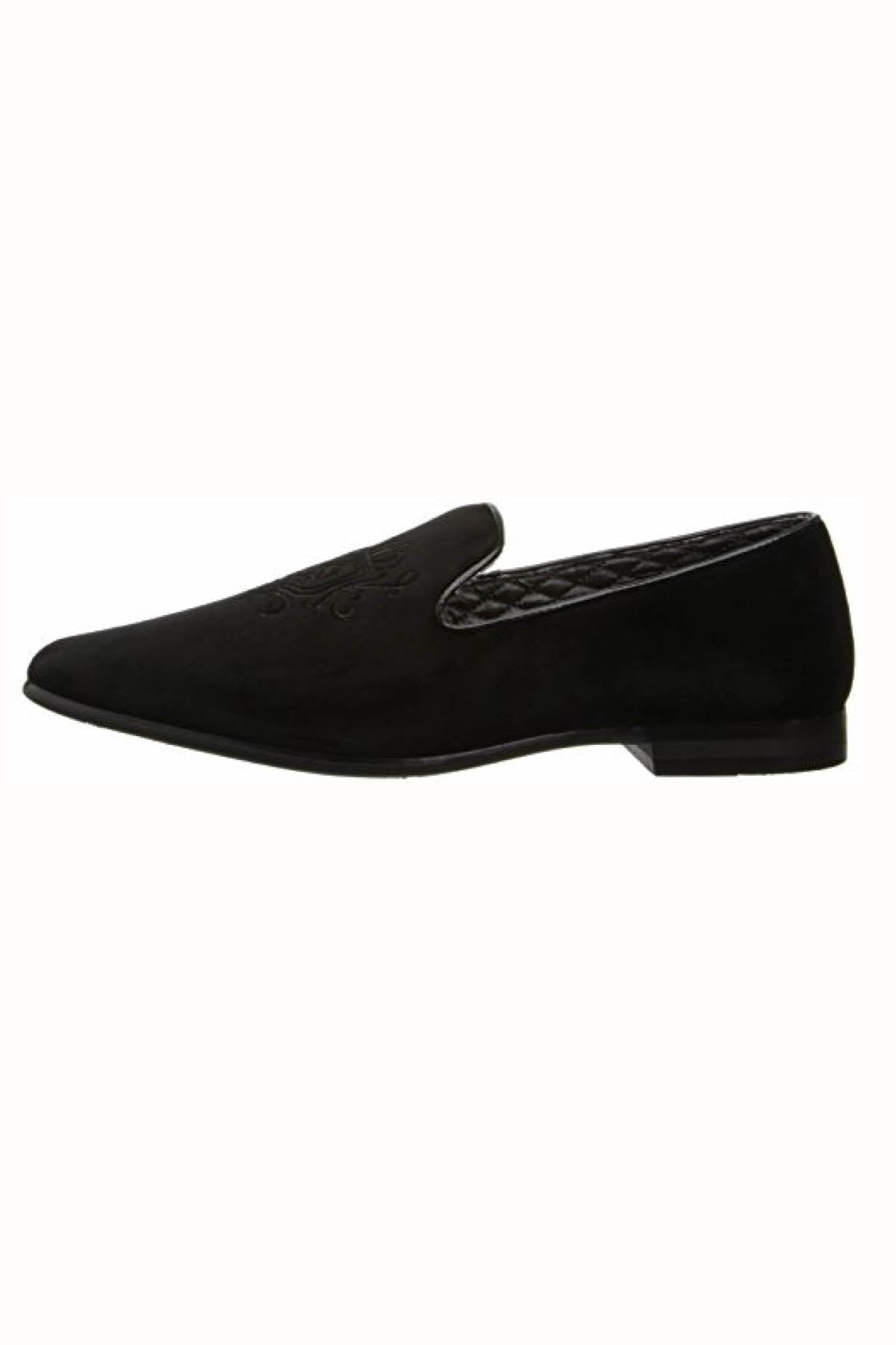 Giorgio Brutini Black Velvet Slipon